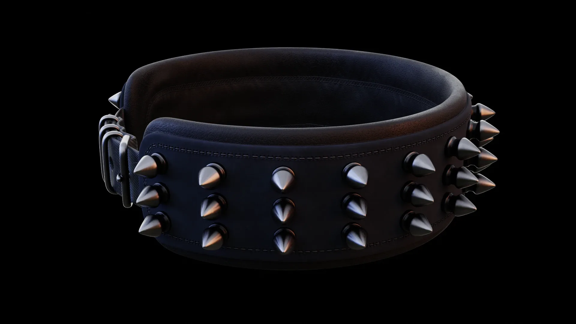 spiked collar 3d-model