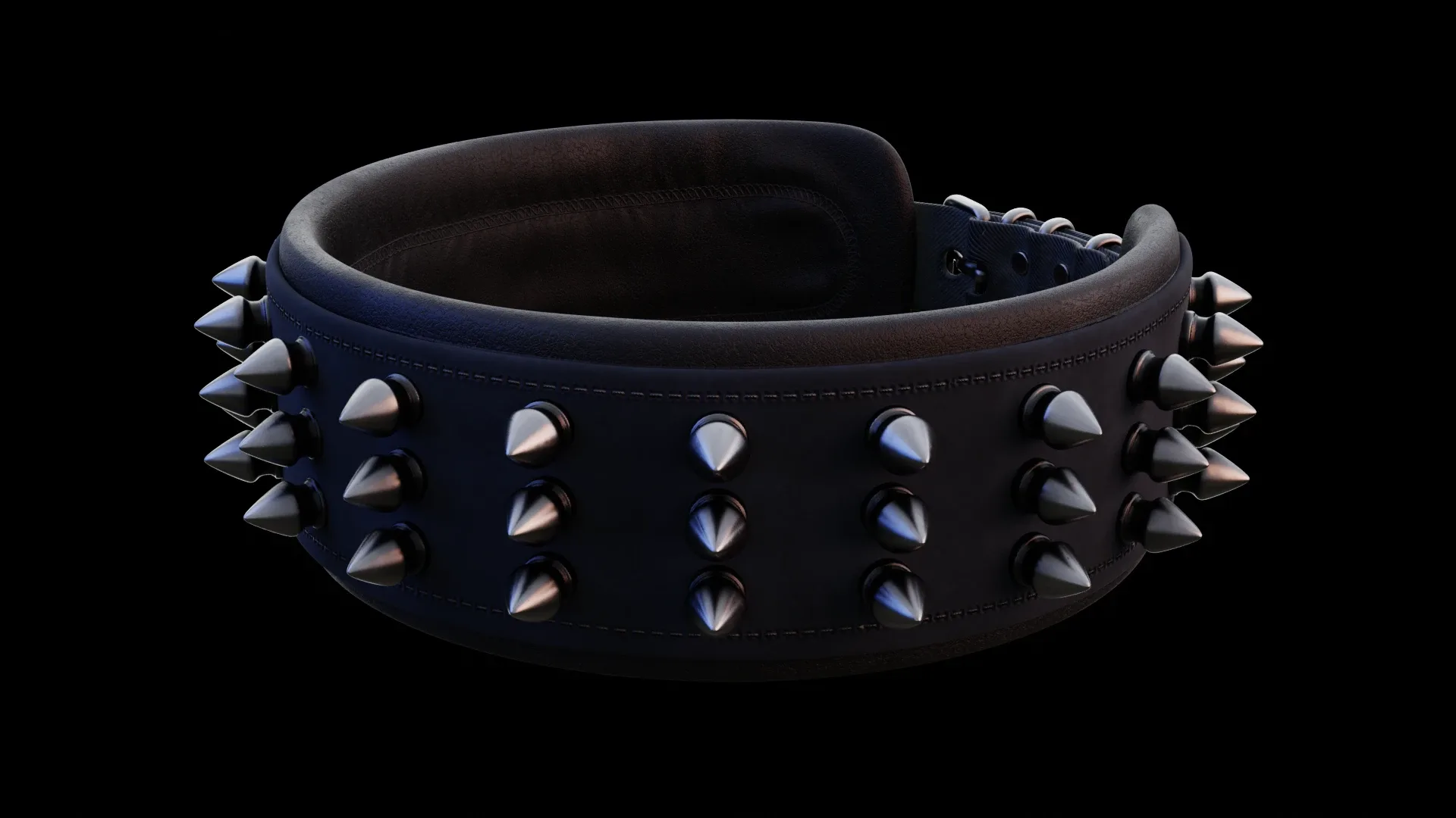 spiked collar 3d-model