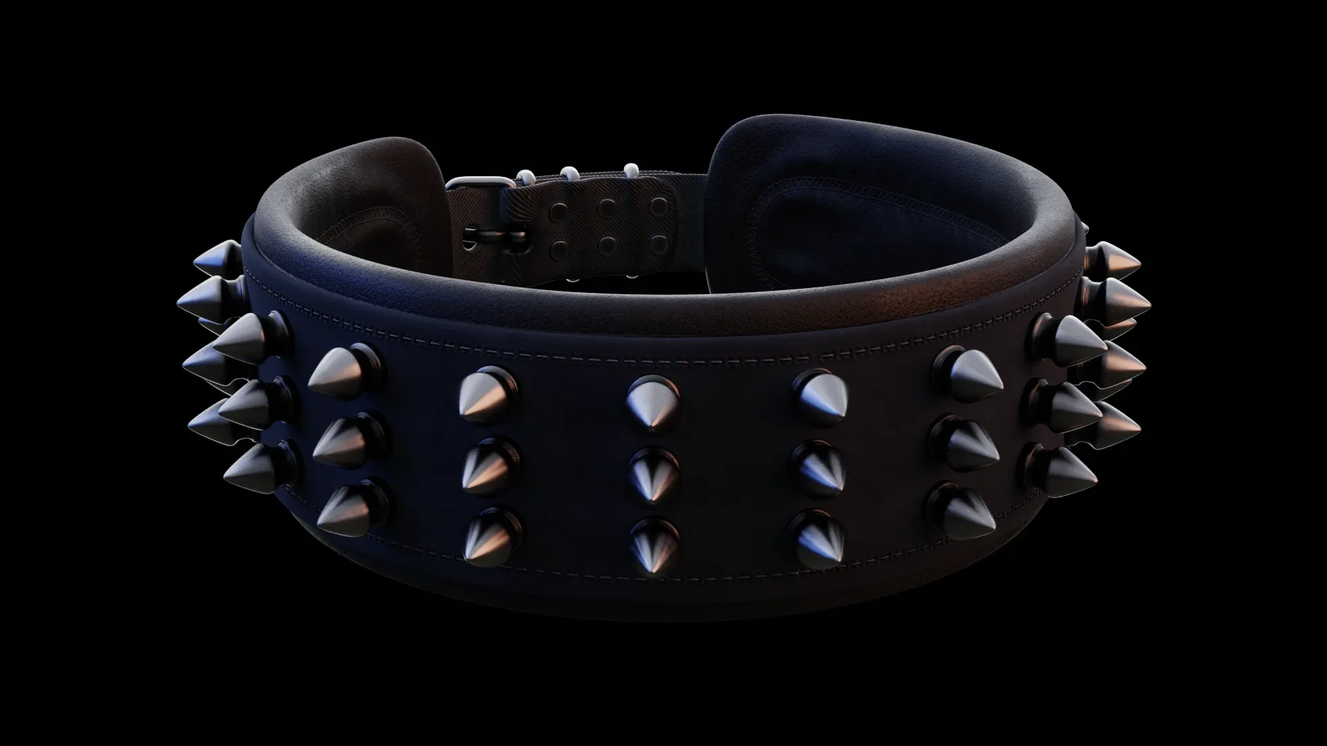 spiked collar 3d-model