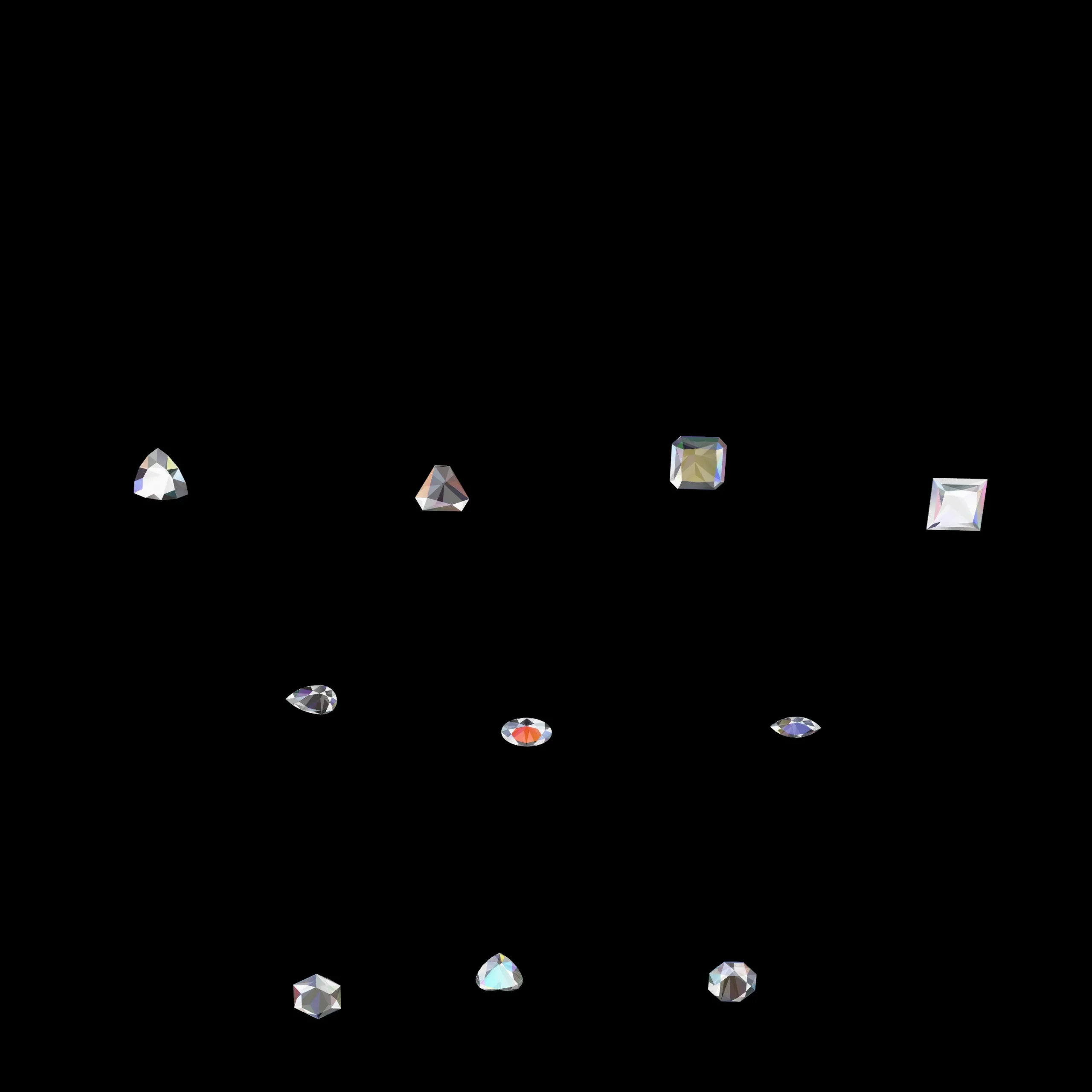 Gemstones Templates and Gems Brush