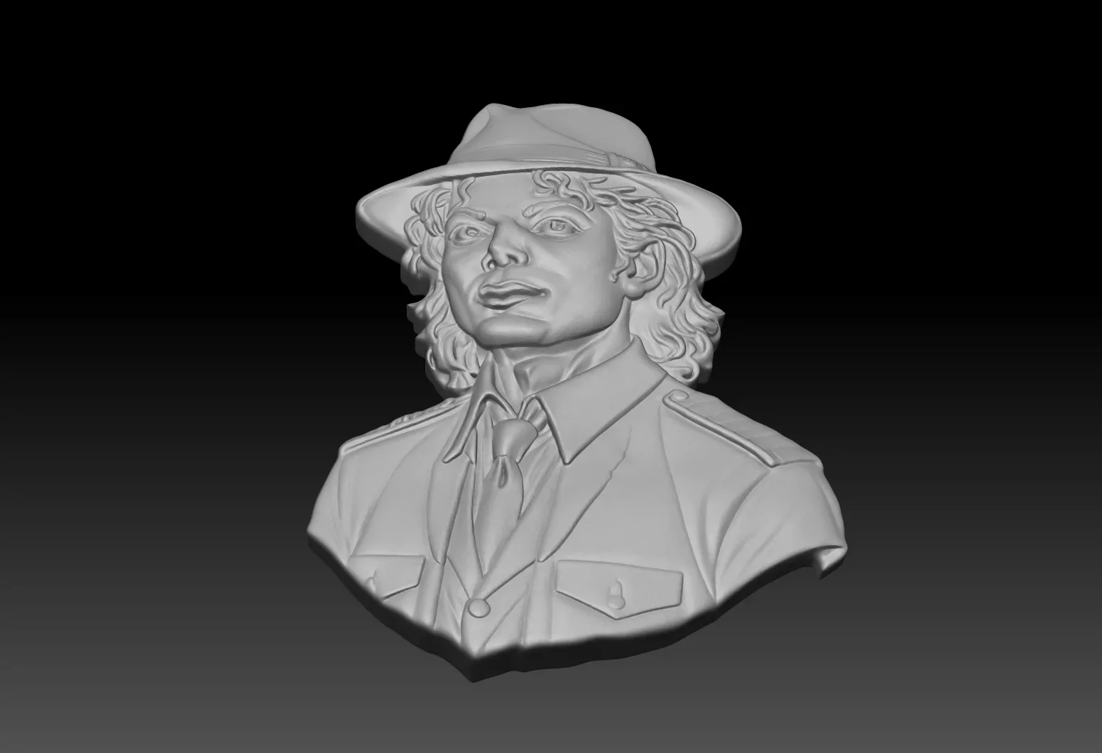 Michael Jackson Bas Relief 230828 3D print model