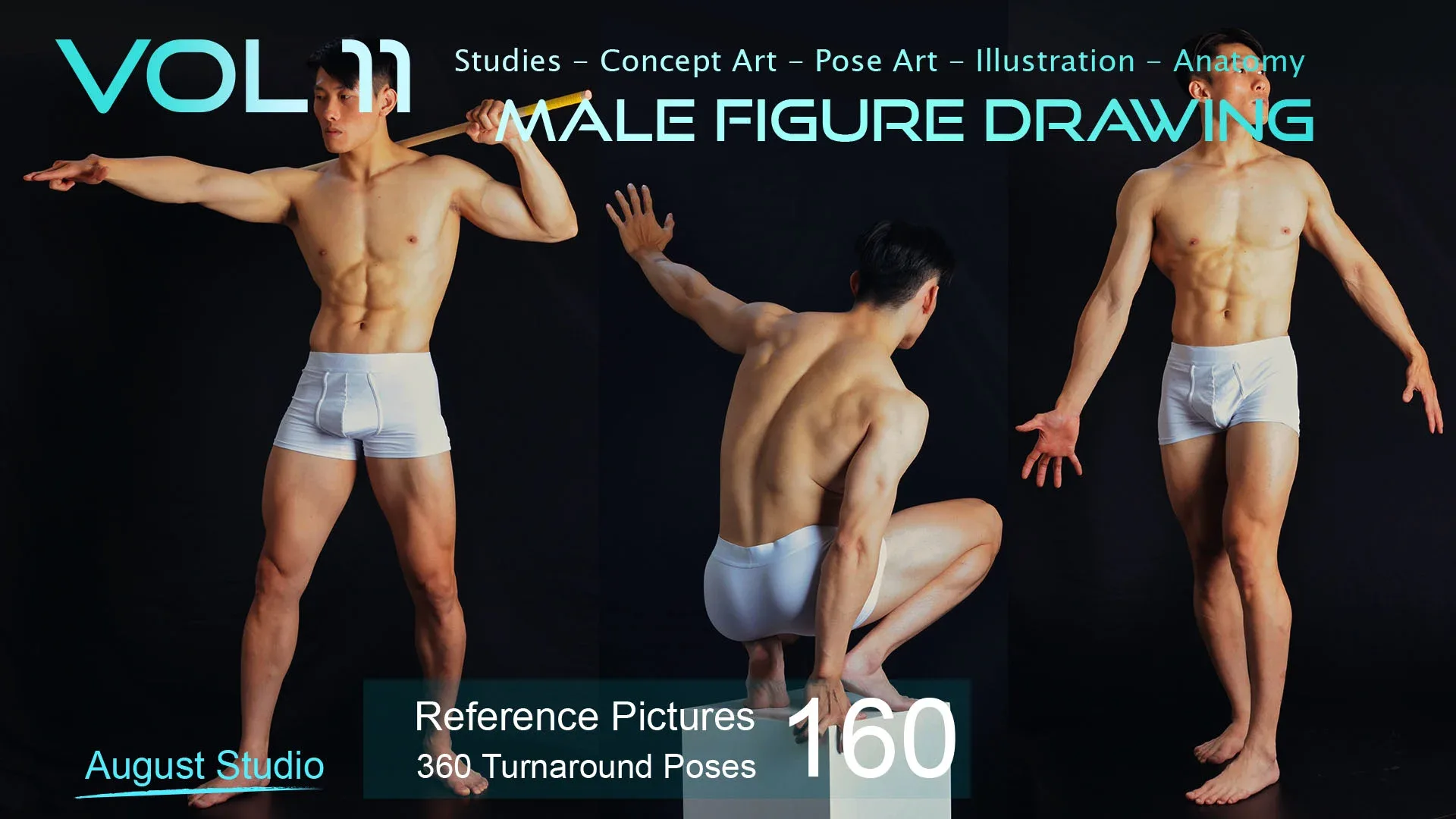 Male Figure Drawing - Vol 11 - Reference Pictures