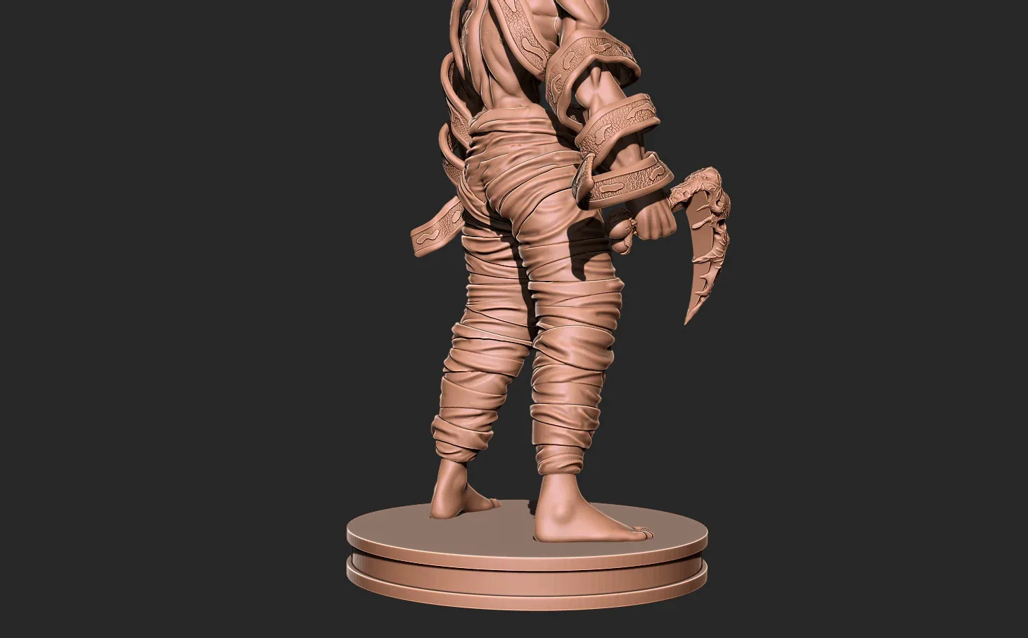 Demon slayer - gyutaro Upper rank 6 3D print model