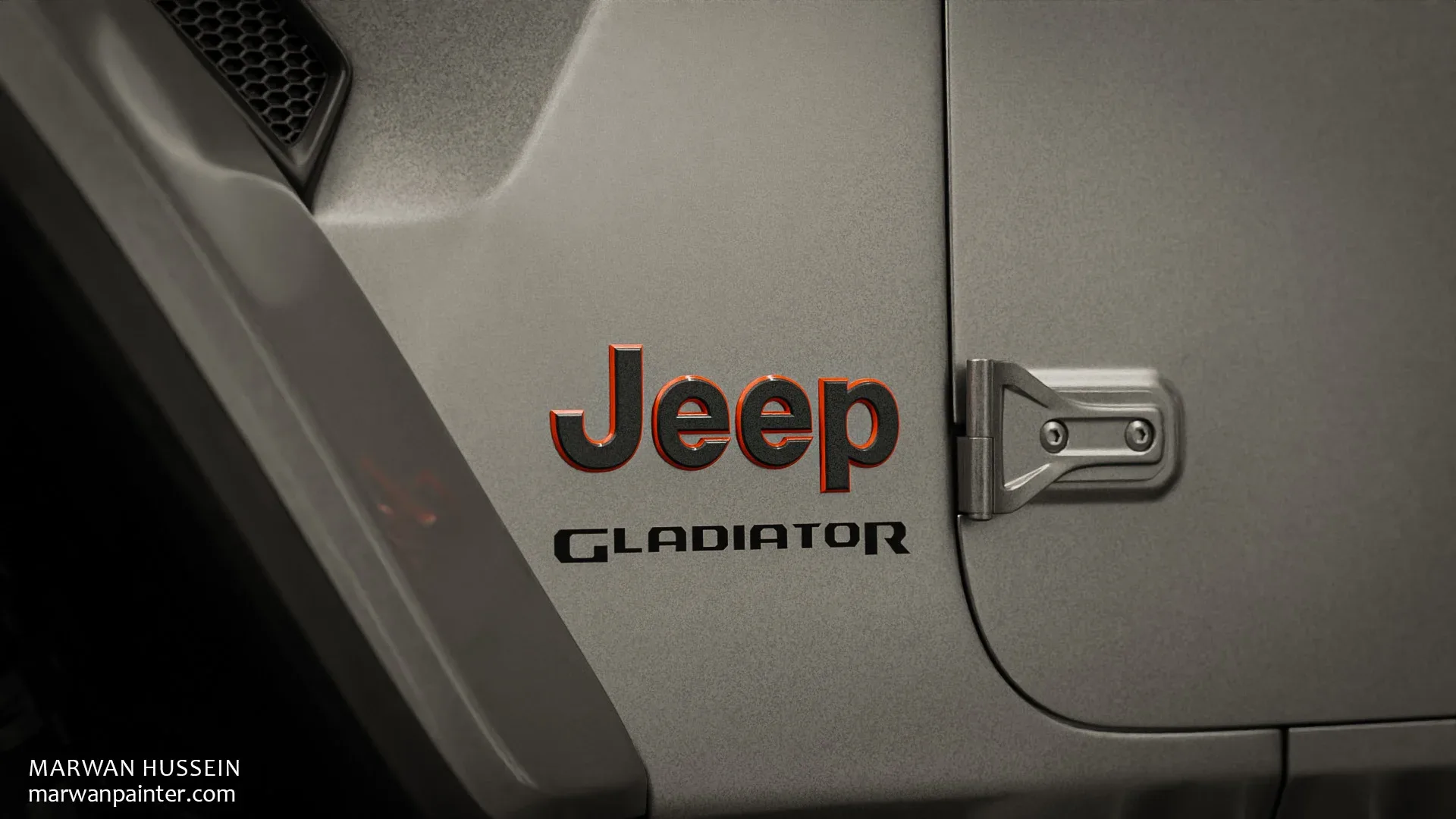 The Jeep Gladiator Rubicon 3D model