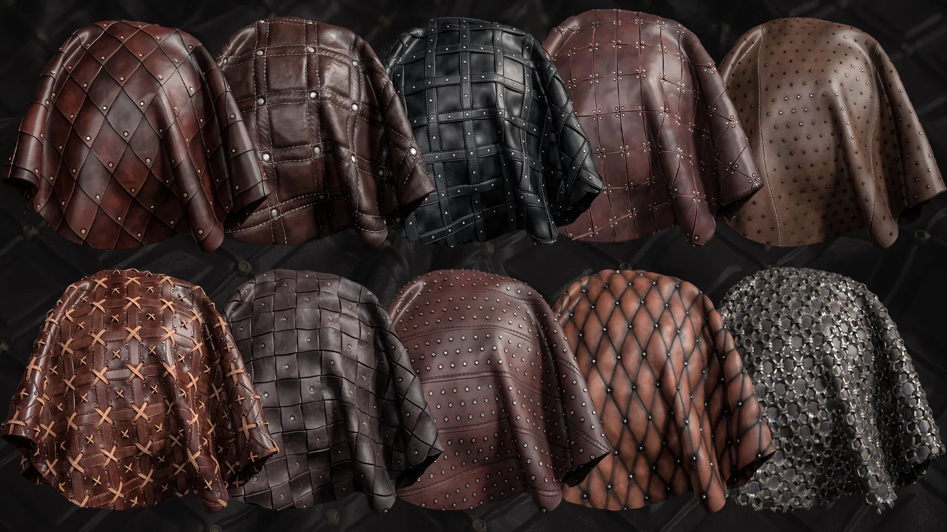 15 High Quality Armor Leather Material