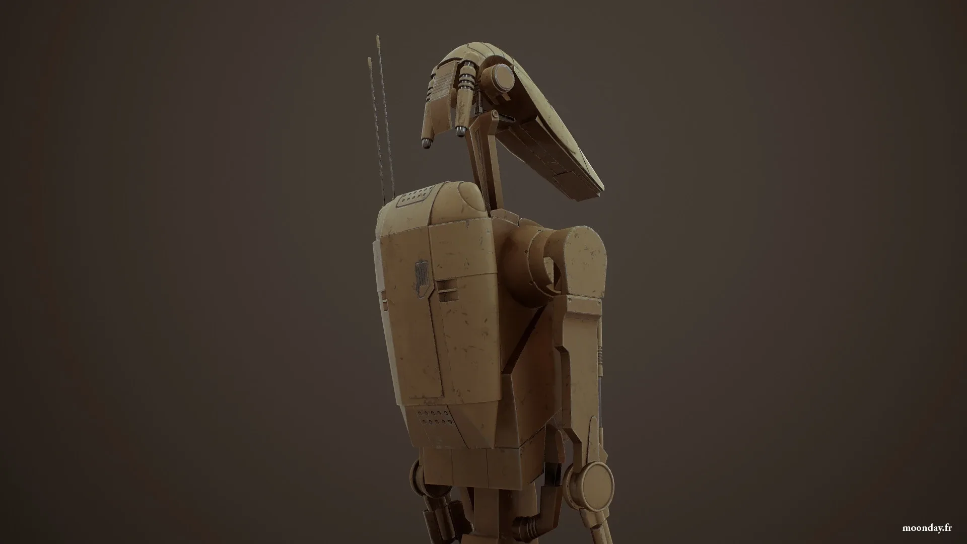 Star Wars Droid - Low poly