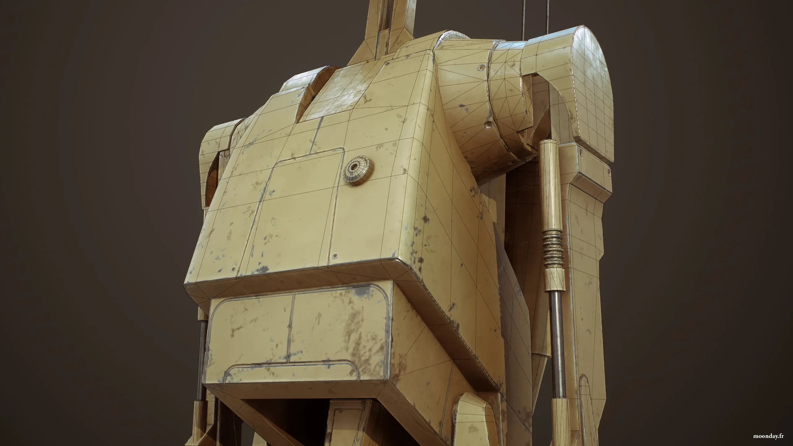 Star Wars Droid - Low poly