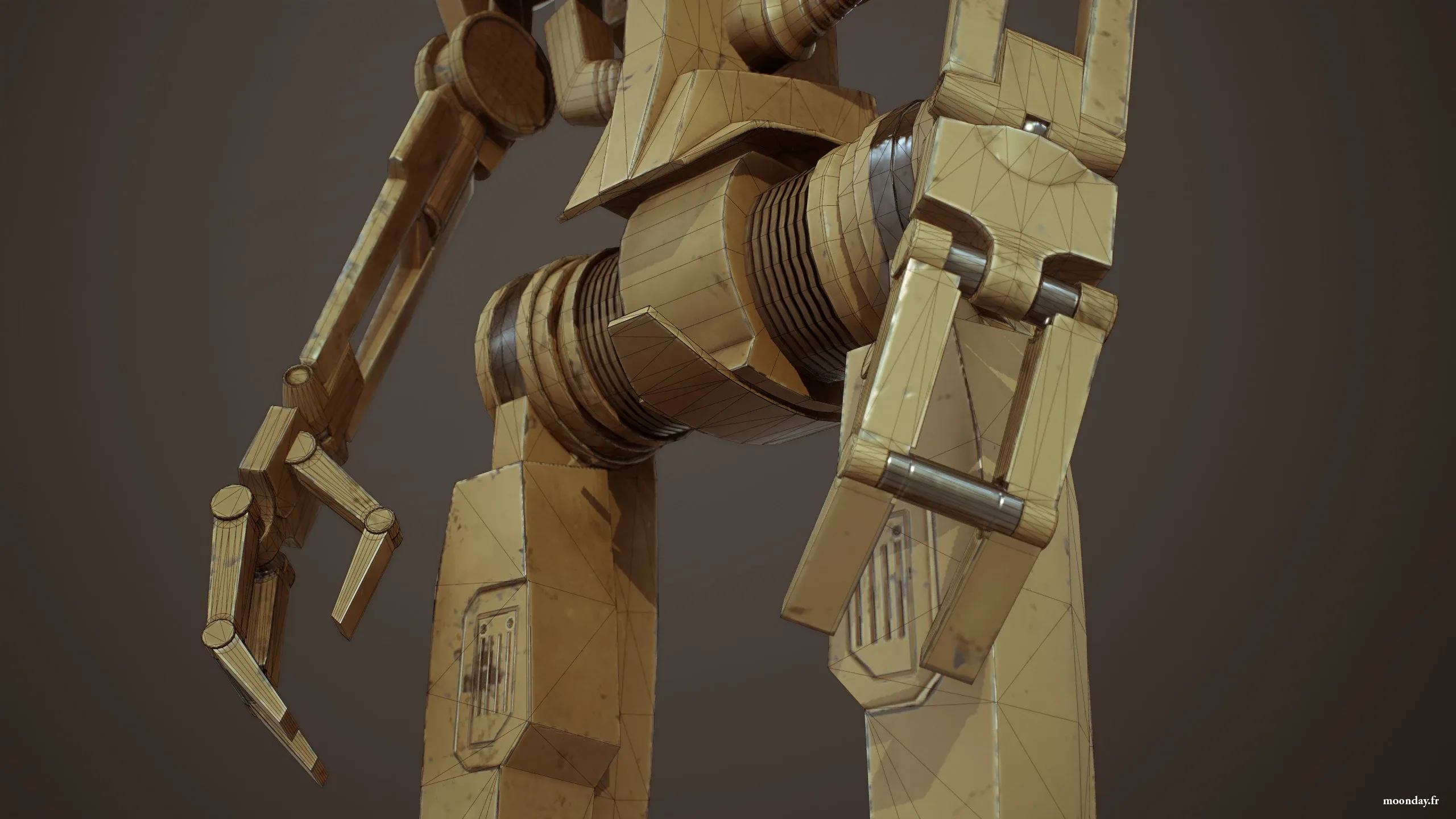 Star Wars Droid - Low poly