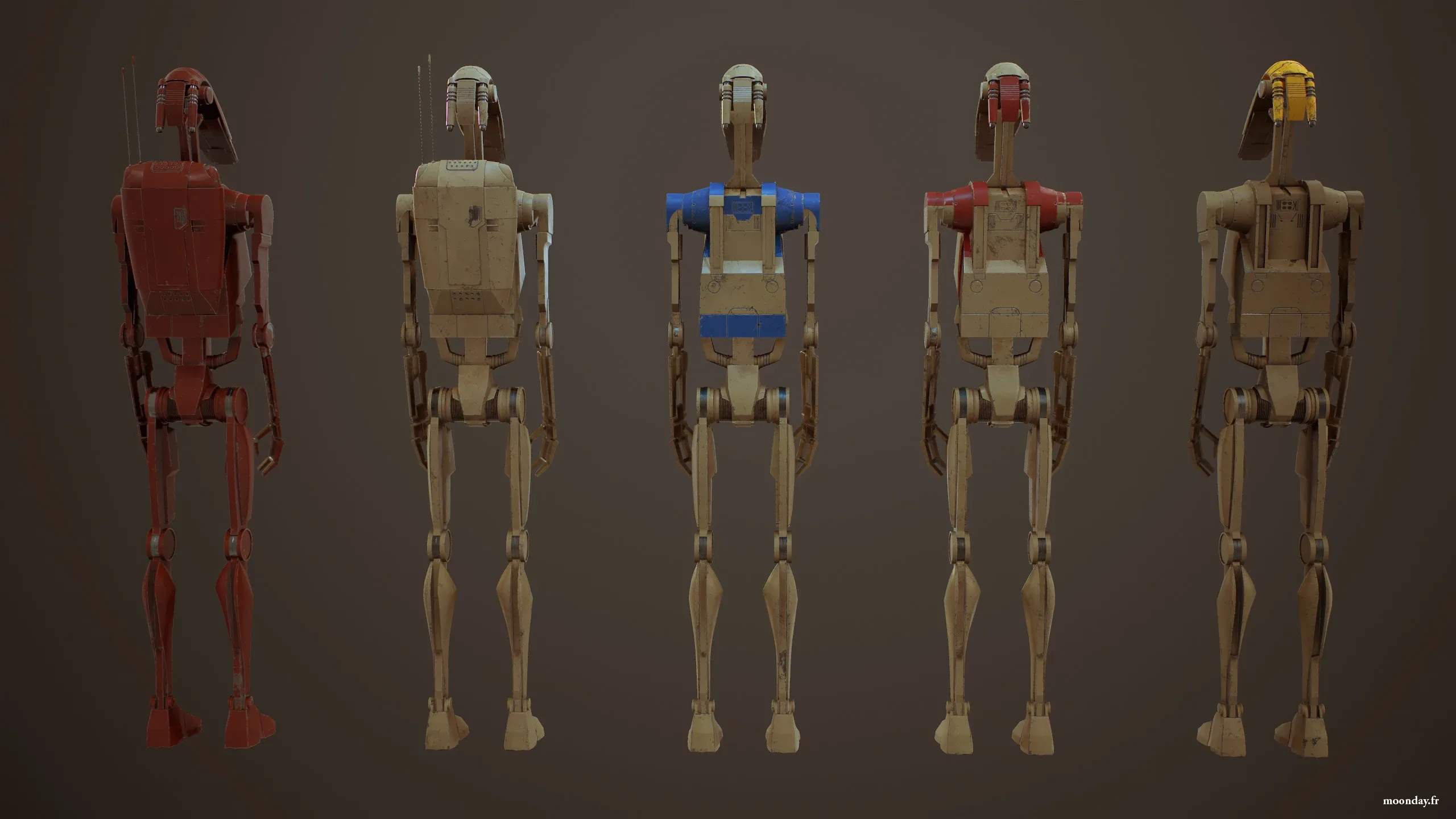 Star Wars Droid - Low poly