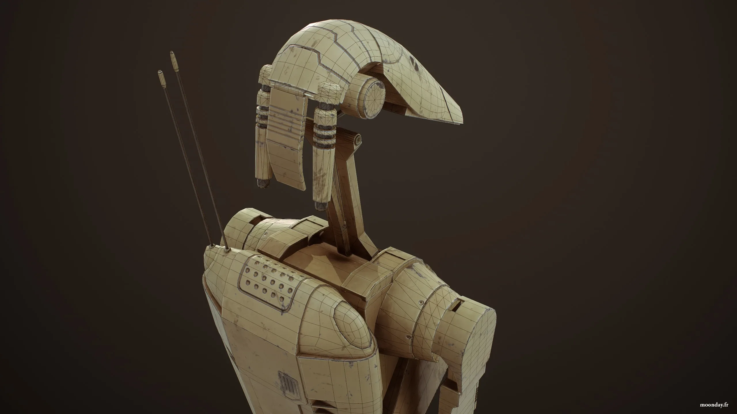 Star Wars Droid - Low poly
