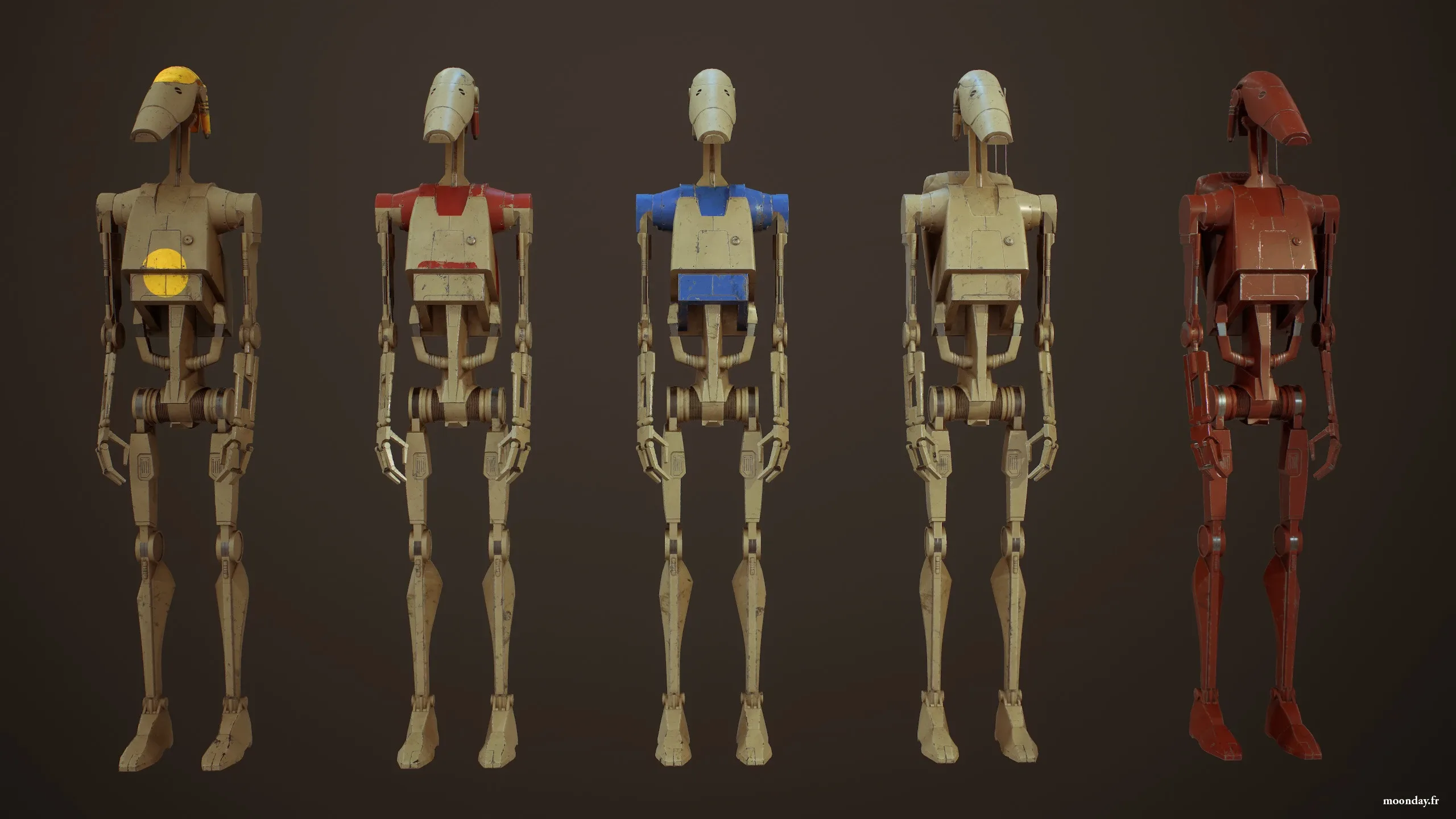Star Wars Droid - Low poly