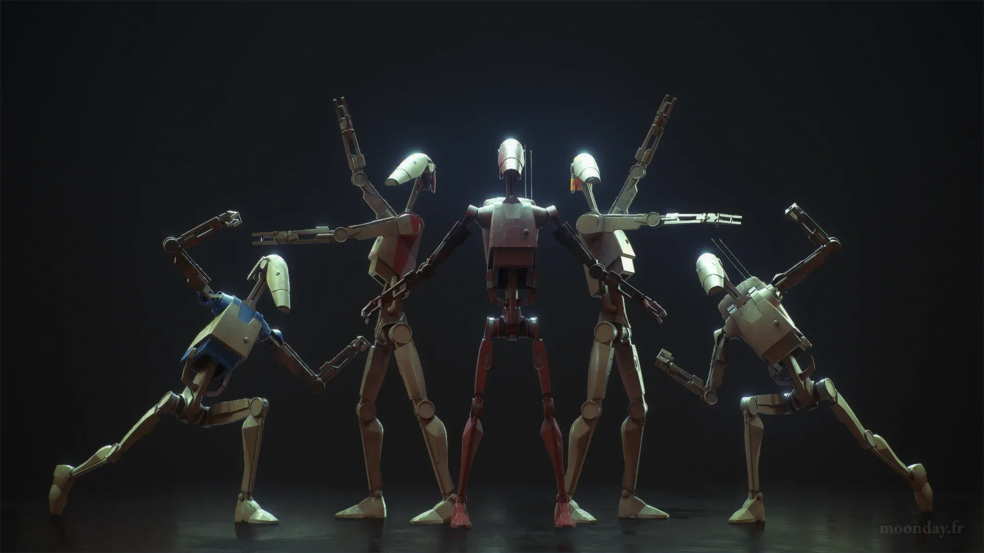 Star Wars Droid - Low poly