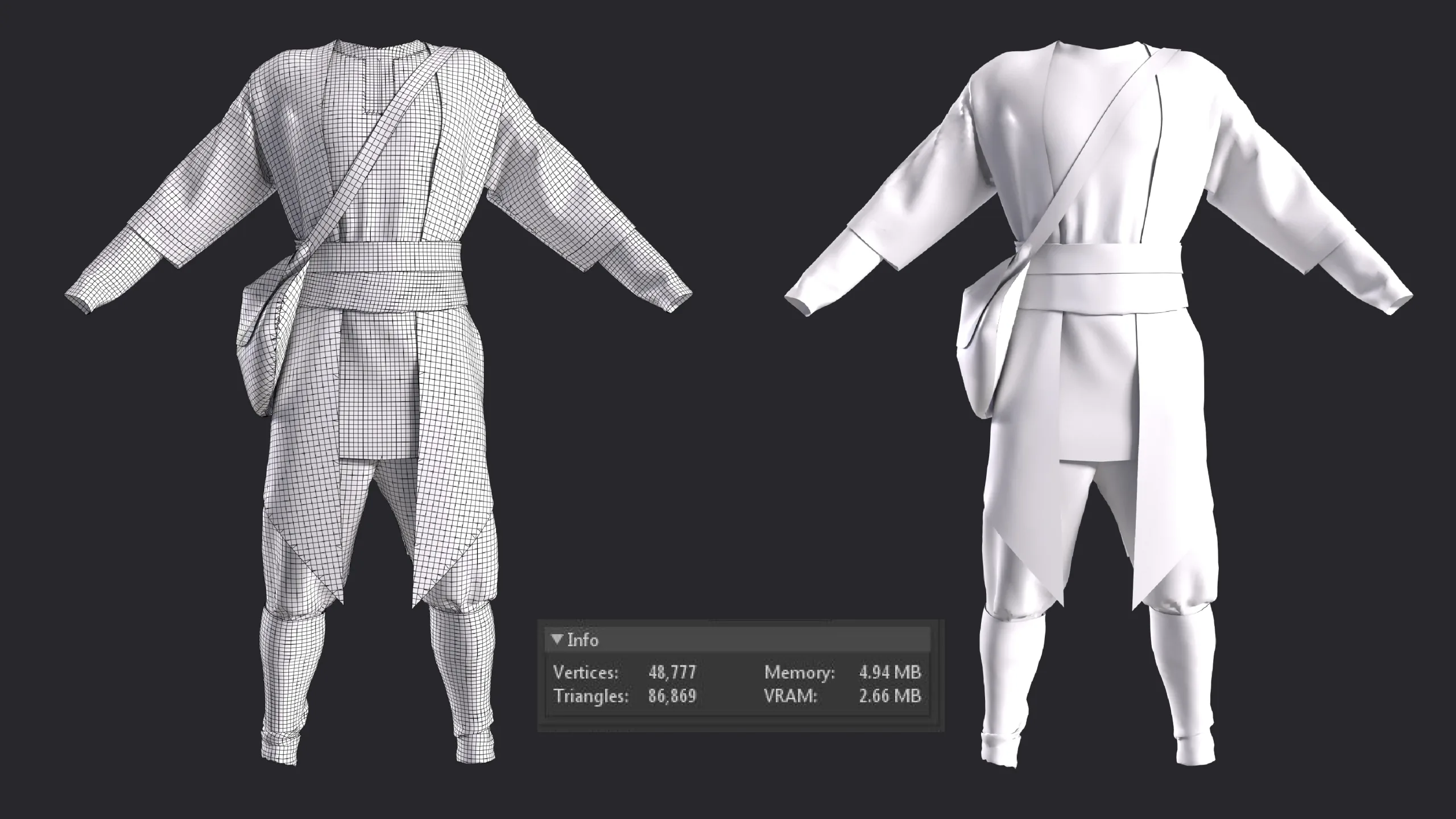 Farmer peasant clothes man outfit