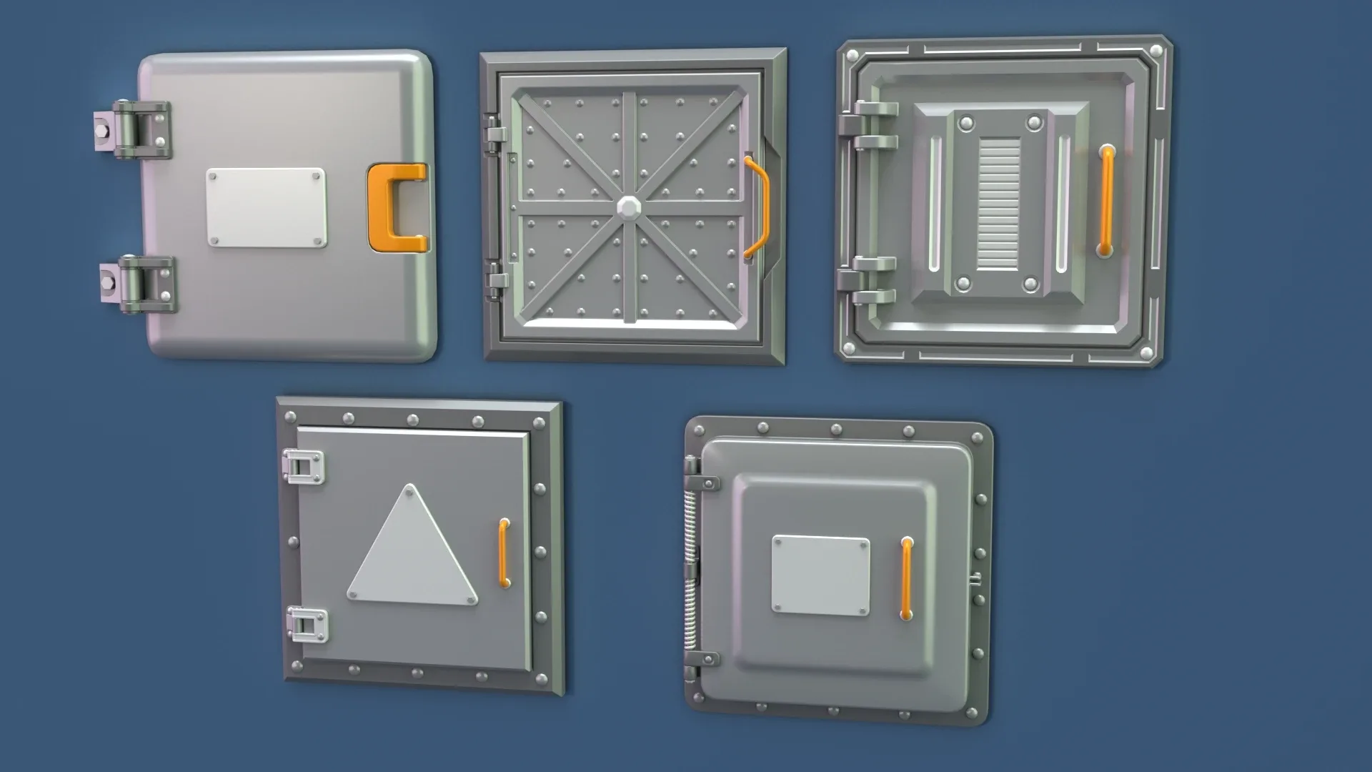 Industrial Kitbash - 8 - 55 pieces