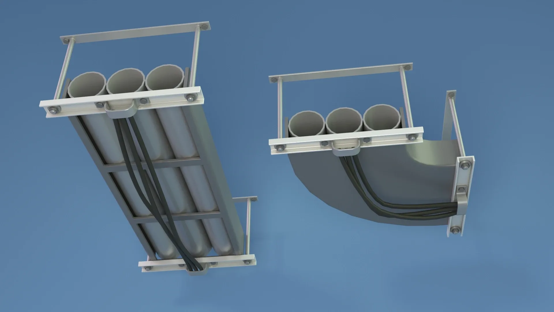 Industrial Kitbash - 8 - 55 pieces