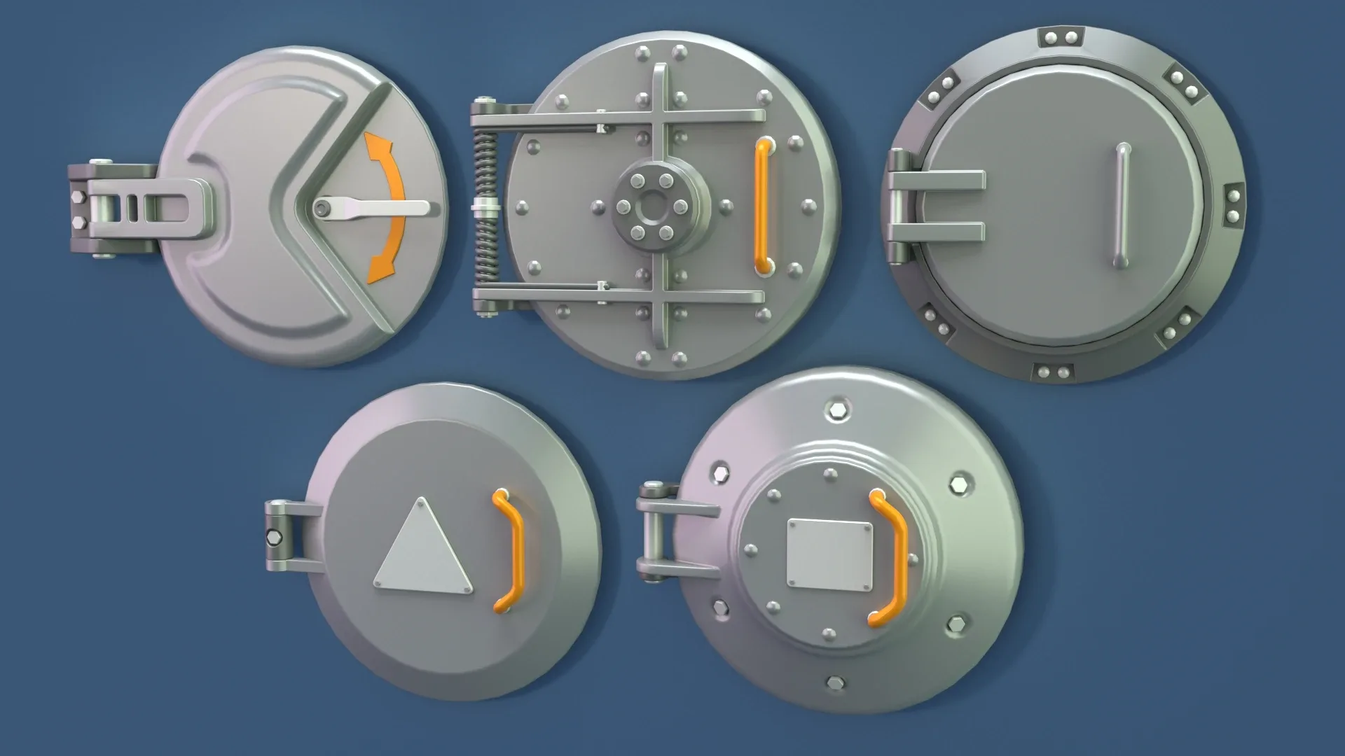 Industrial Kitbash - 8 - 55 pieces