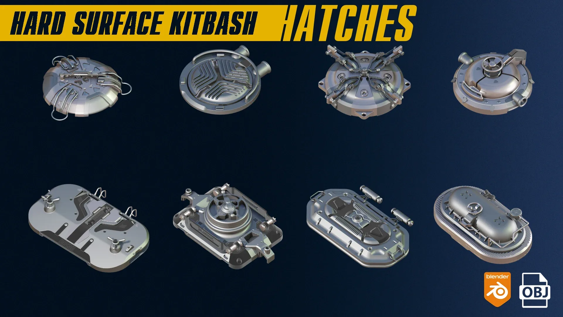 Hard-Surface Kitbash Hatches