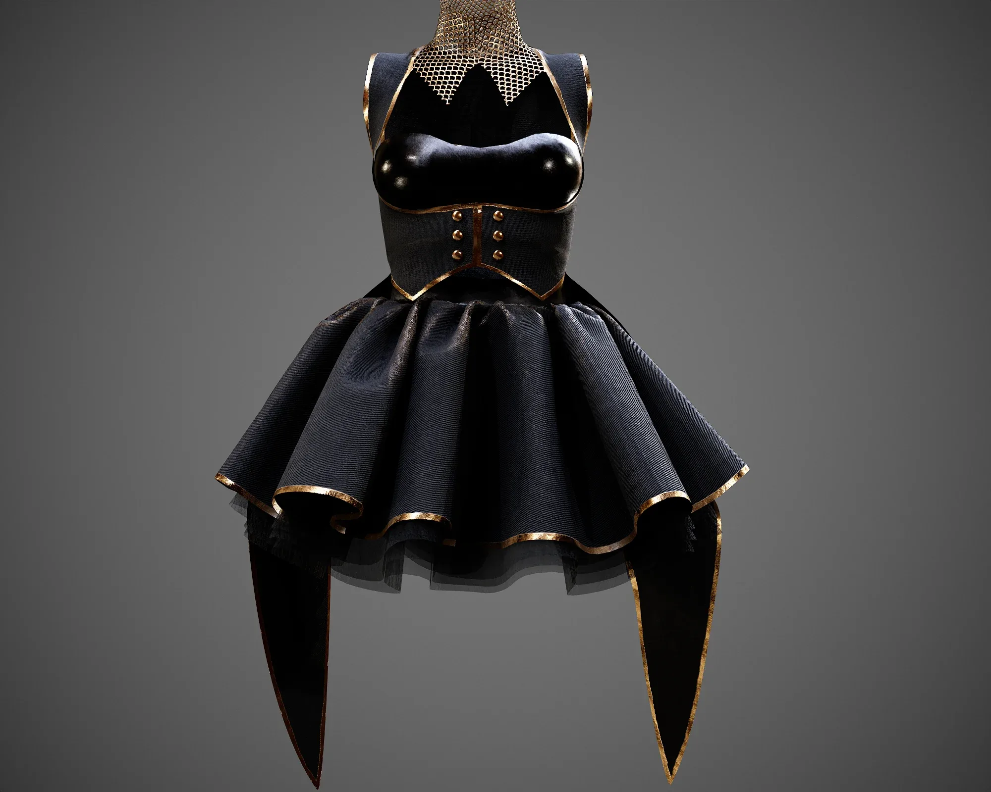 4 Dresses (low poly) vol_06:marvelous designer+obj+fbx+blender+pbr textures