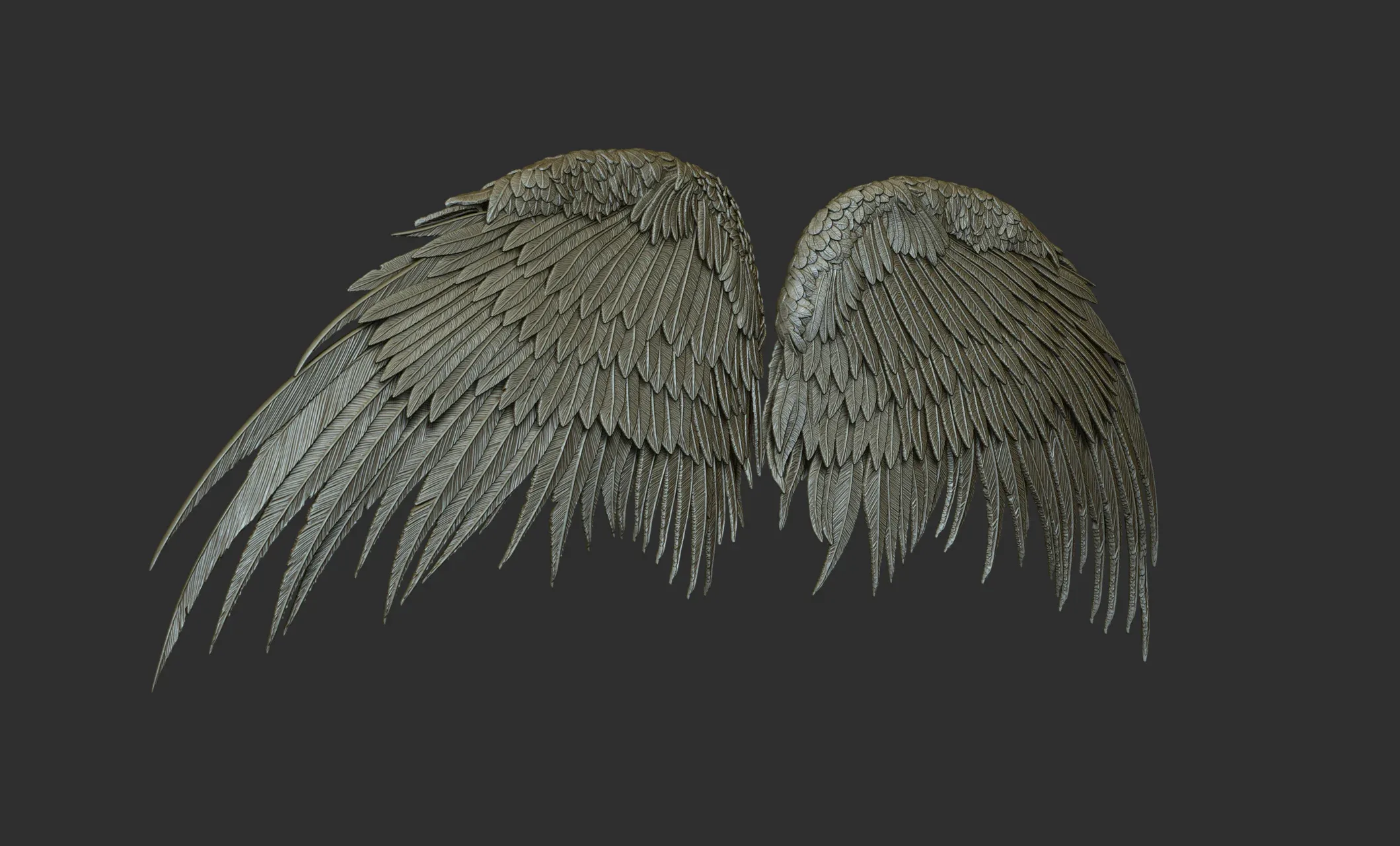 Pack of 10 High-Poly Wings 03