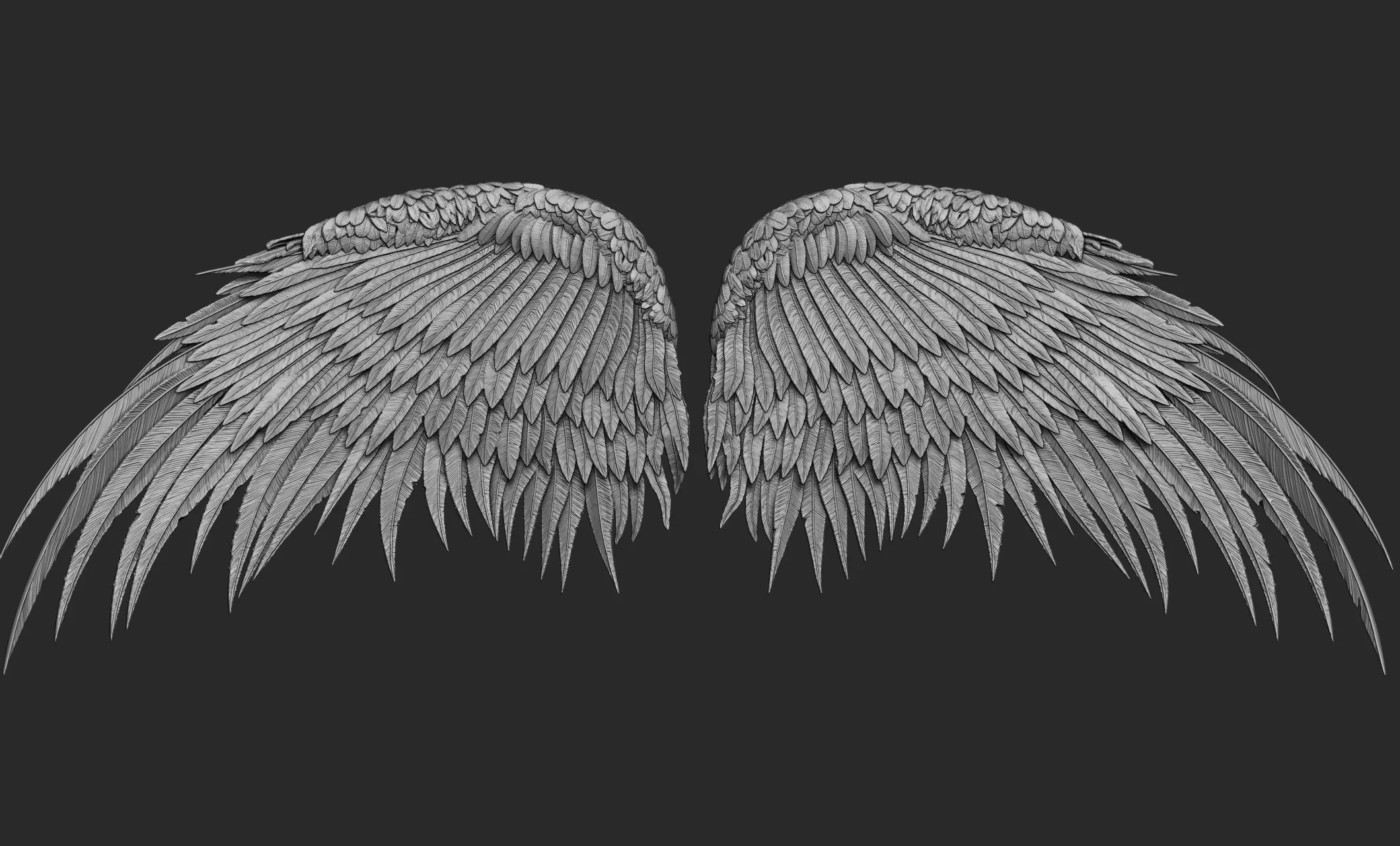 Pack of 10 High-Poly Wings 03