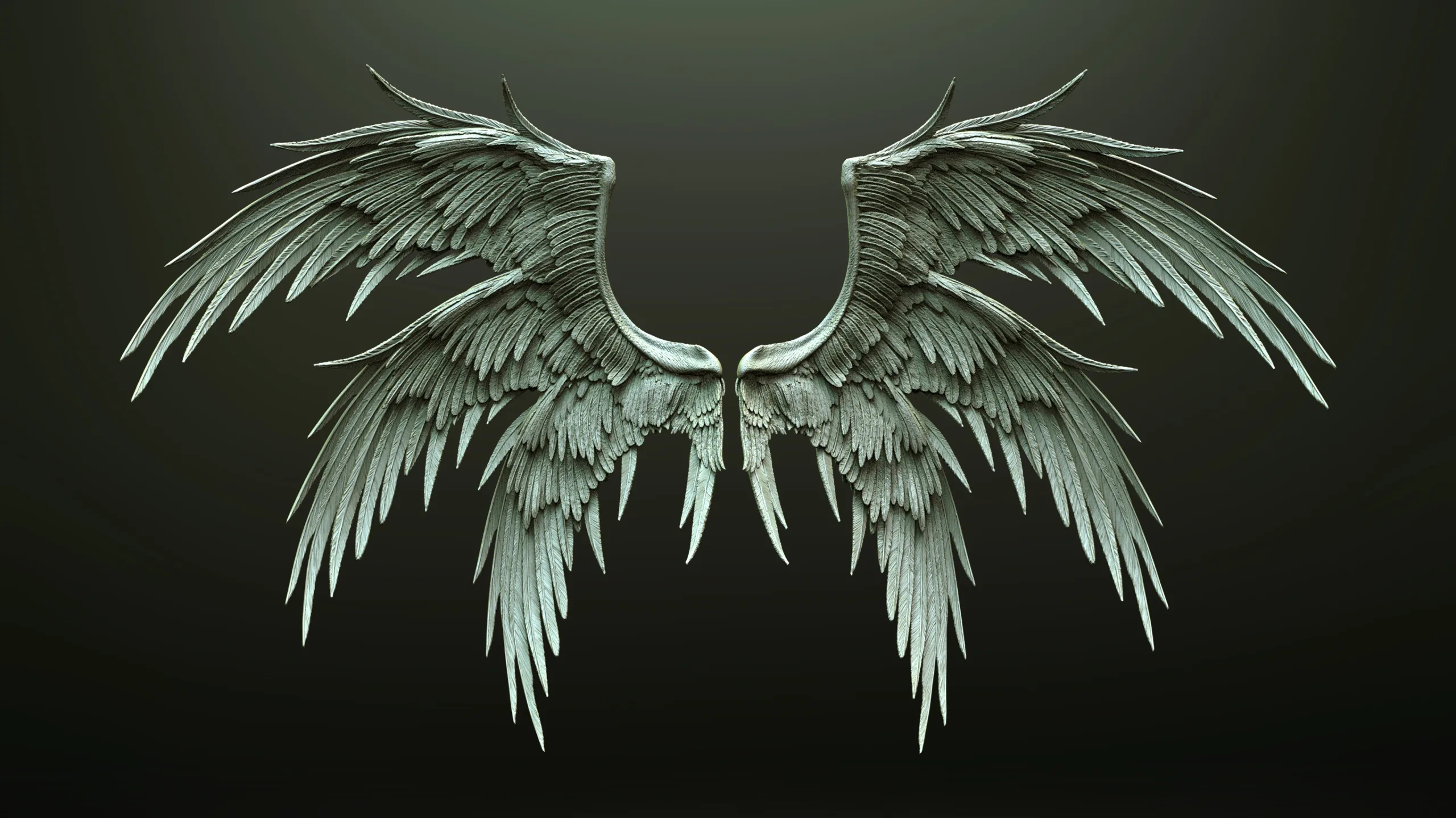 Pack of 10 High-Poly Wings 03