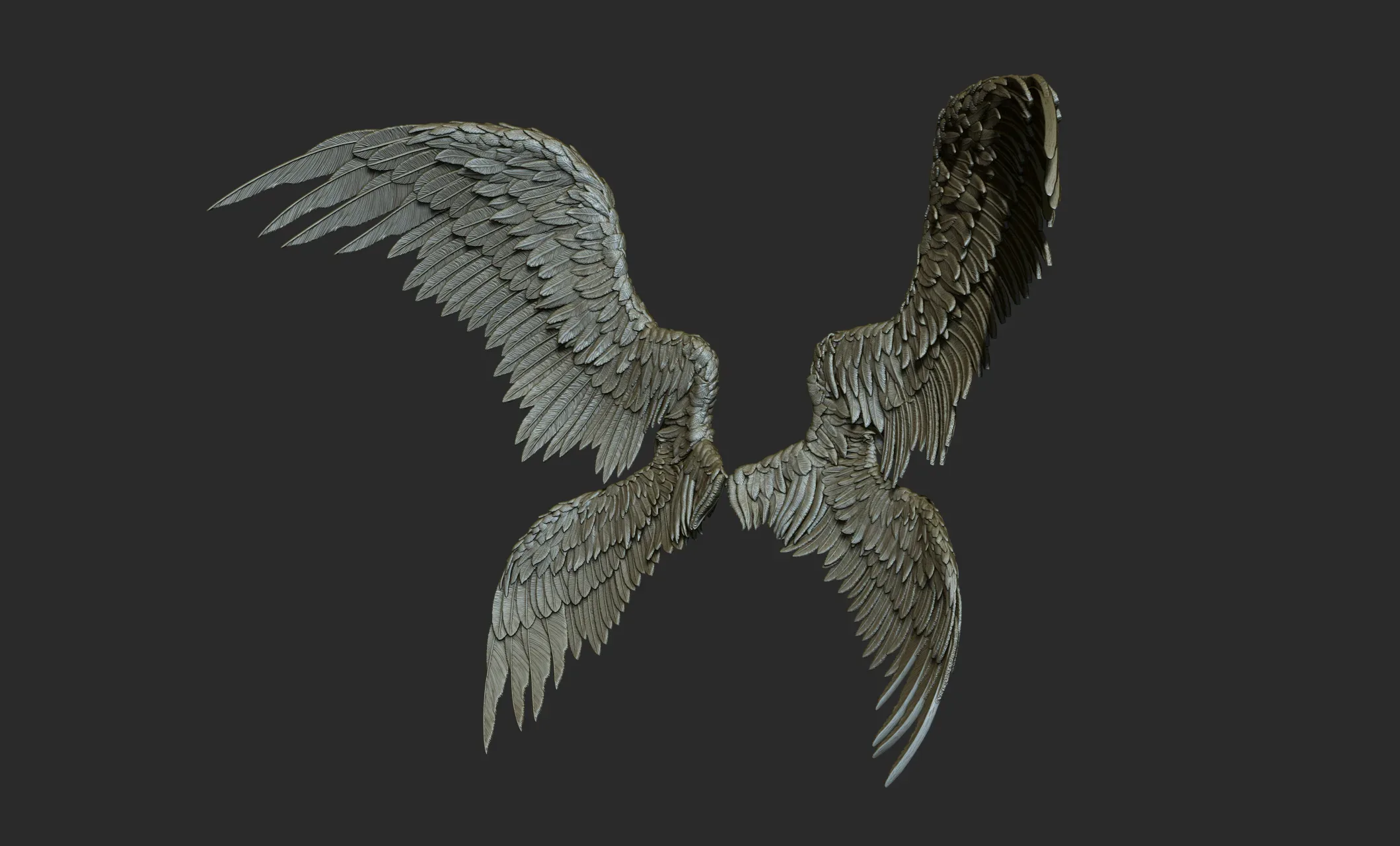 Pack of 10 High-Poly Wings 03
