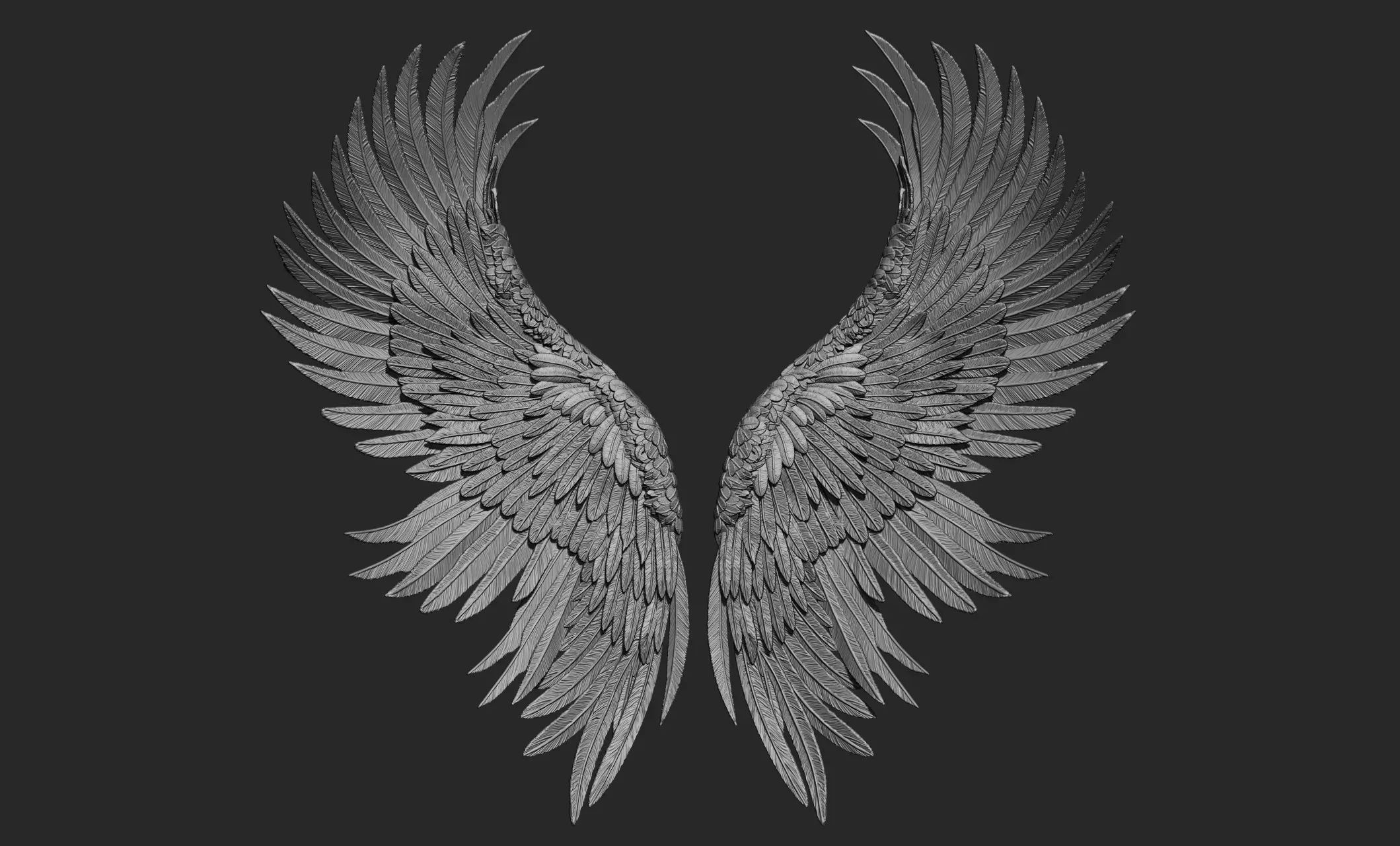 Pack of 10 High-Poly Wings 03