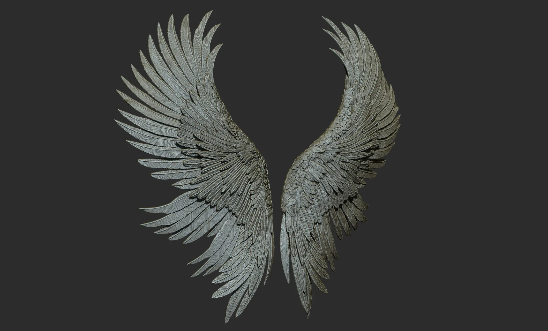 Pack of 10 High-Poly Wings 03