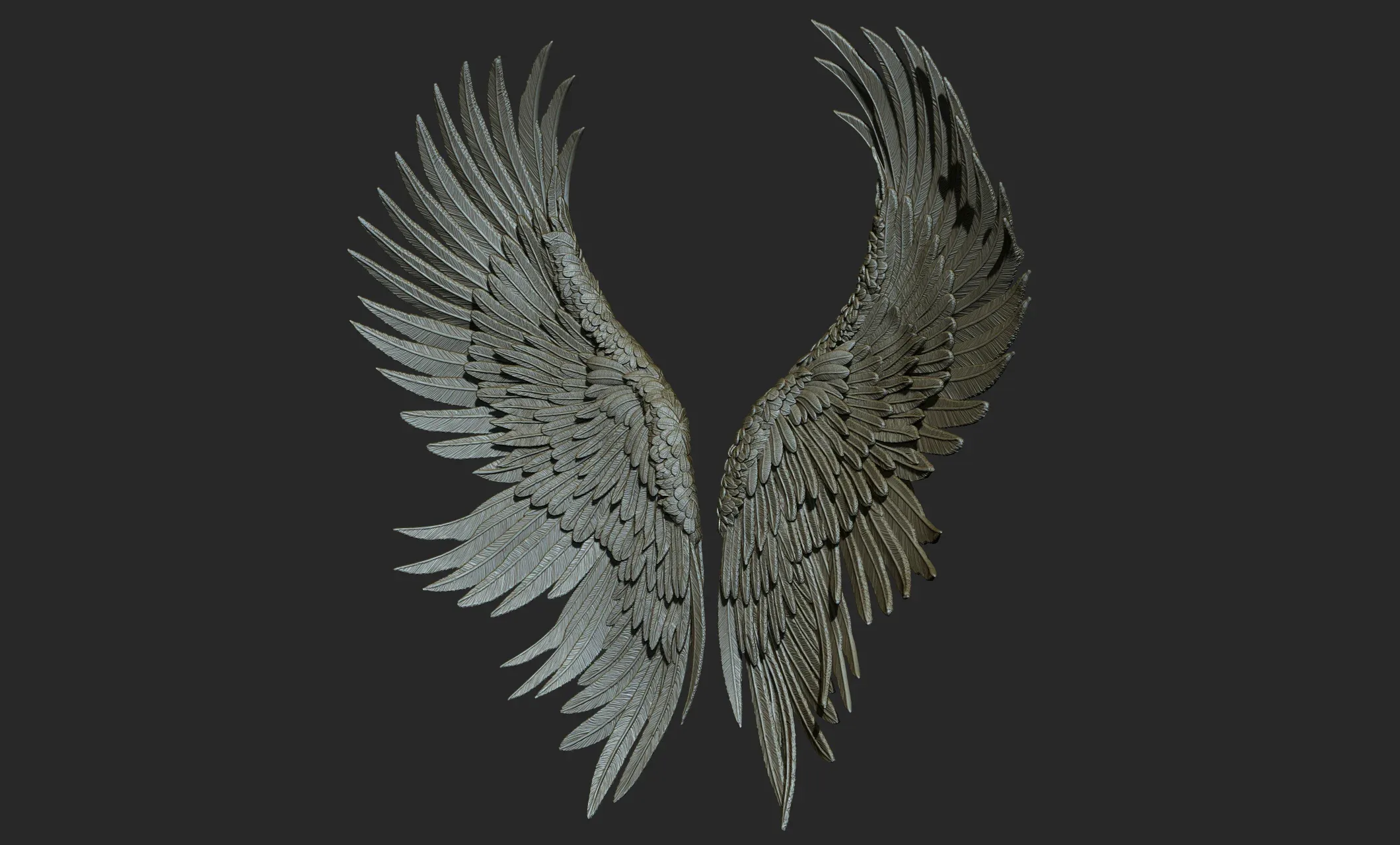 Pack of 10 High-Poly Wings 03