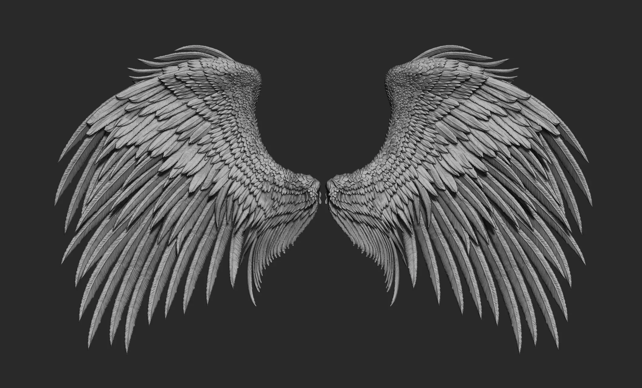 Pack of 10 High-Poly Wings 03