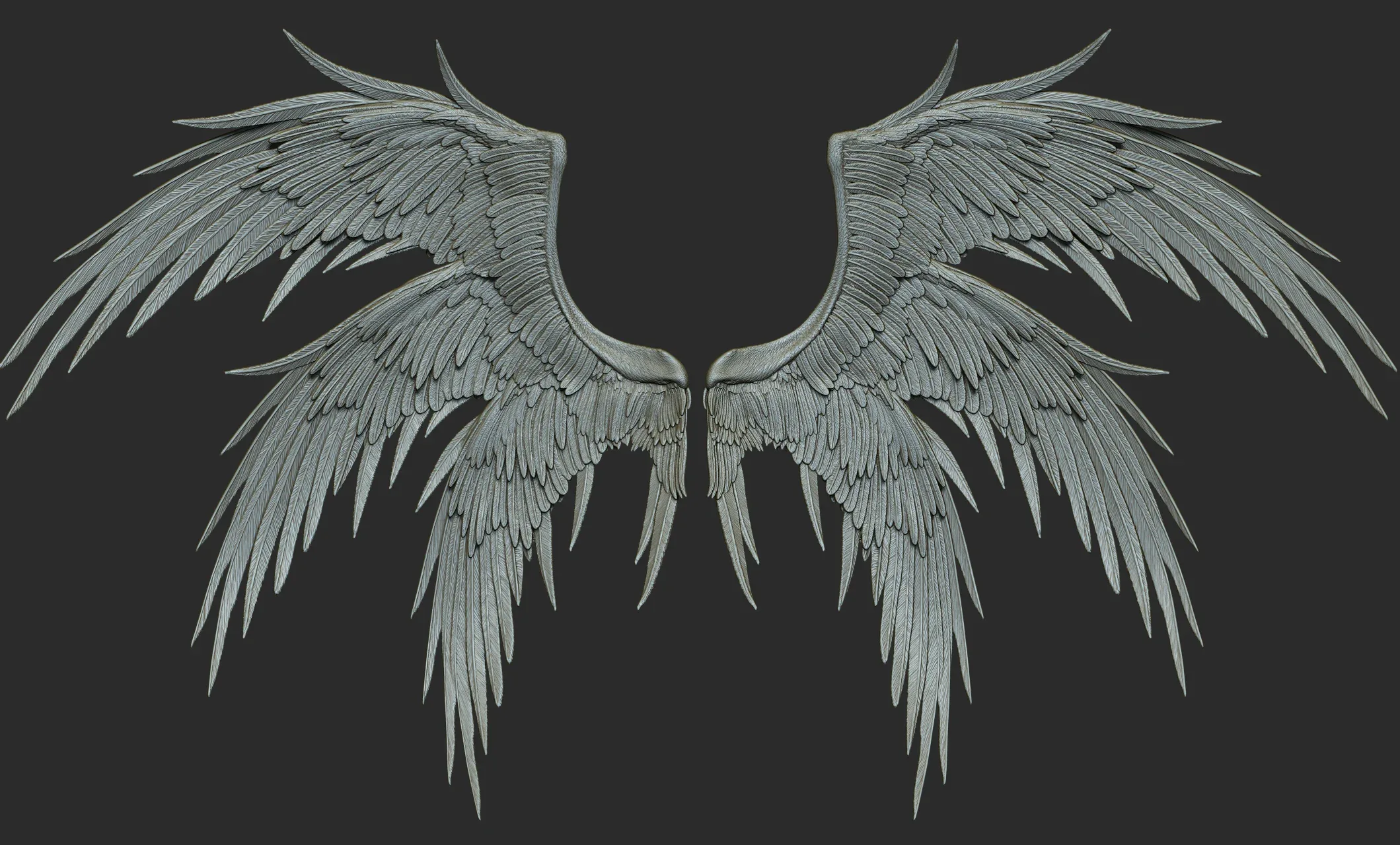 Pack of 10 High-Poly Wings 03