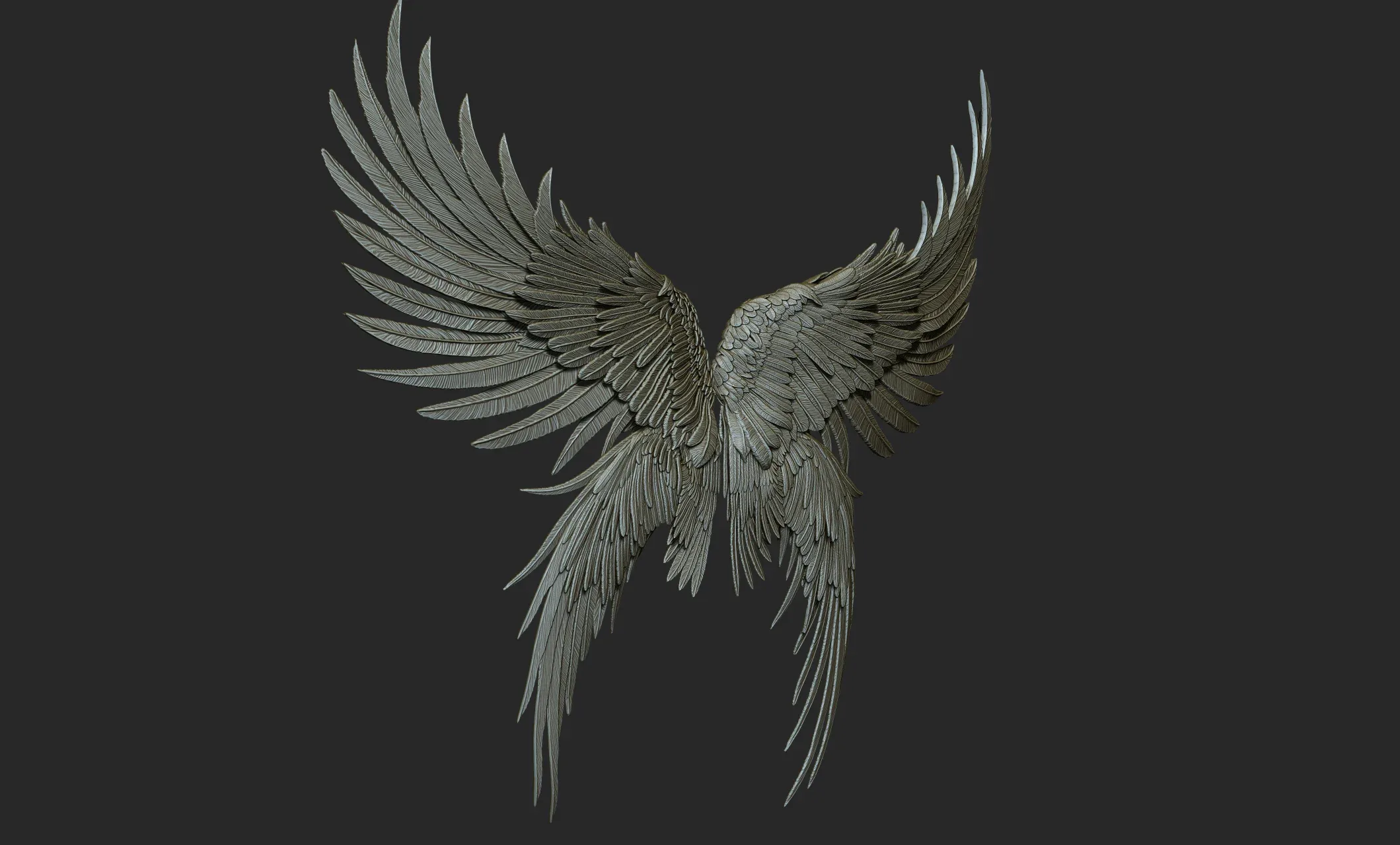 Pack of 10 High-Poly Wings 03