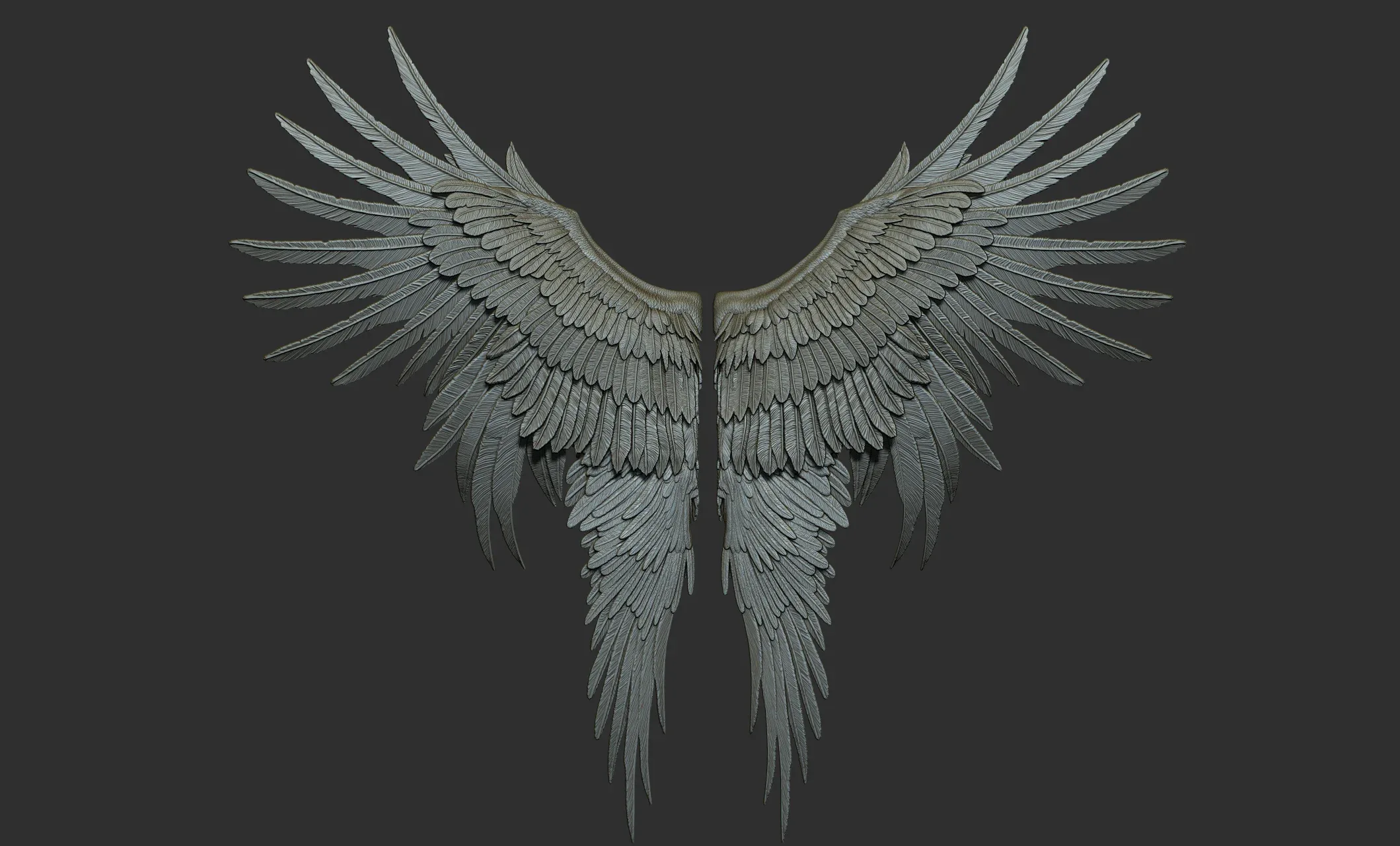 Pack of 10 High-Poly Wings 03