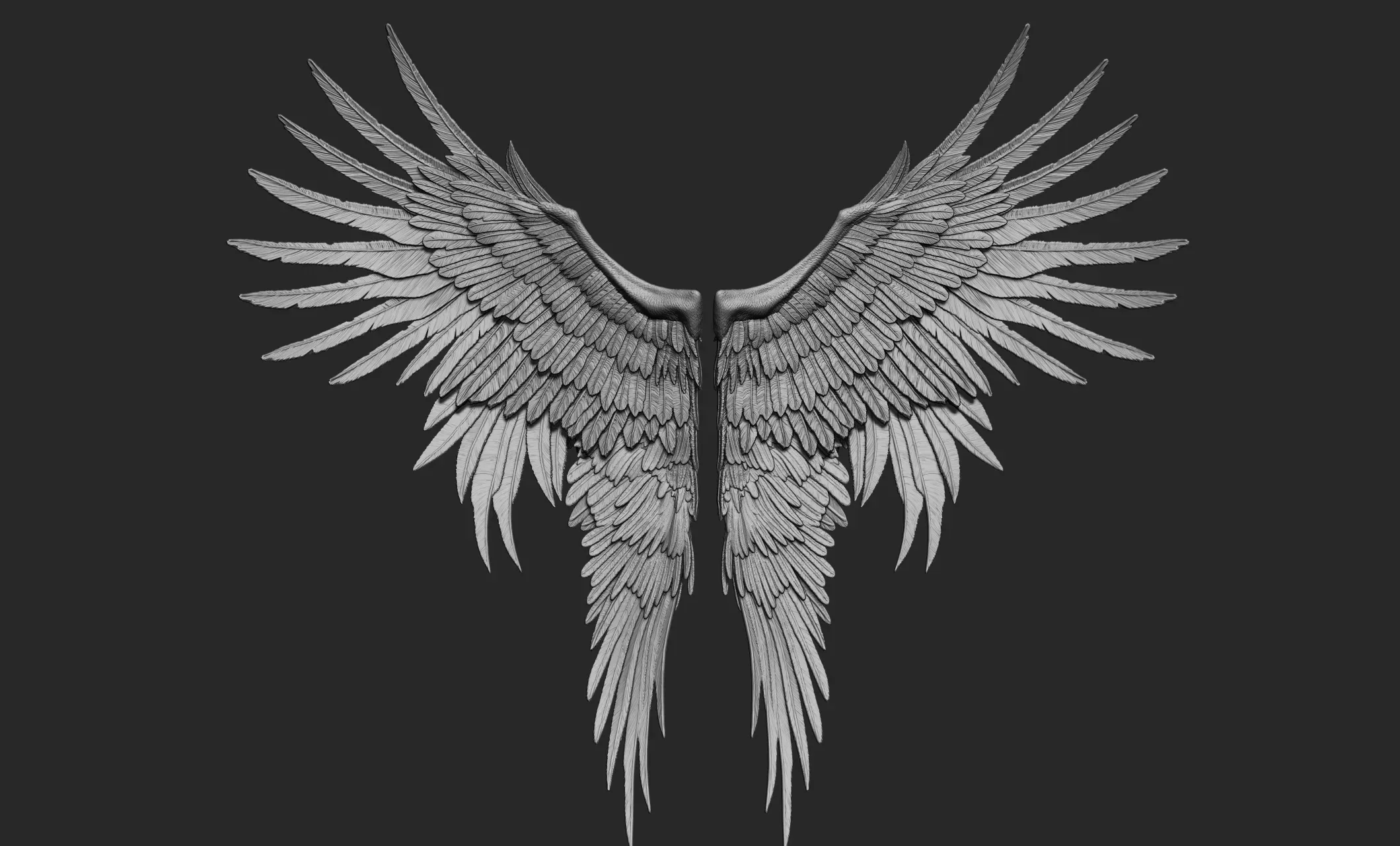 Pack of 10 High-Poly Wings 03