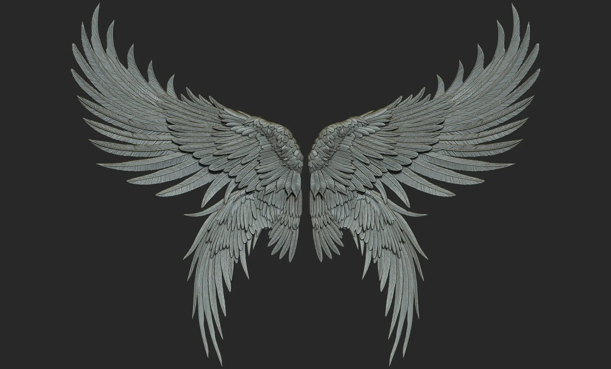 Pack of 10 High-Poly Wings 03