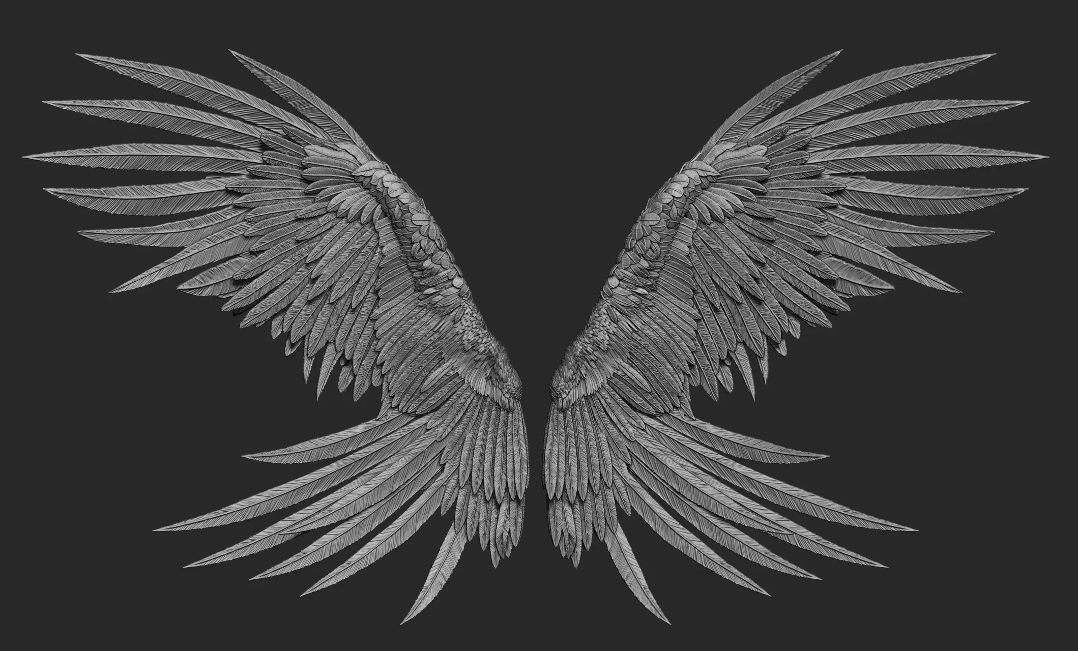 Pack of 10 High-Poly Wings 03