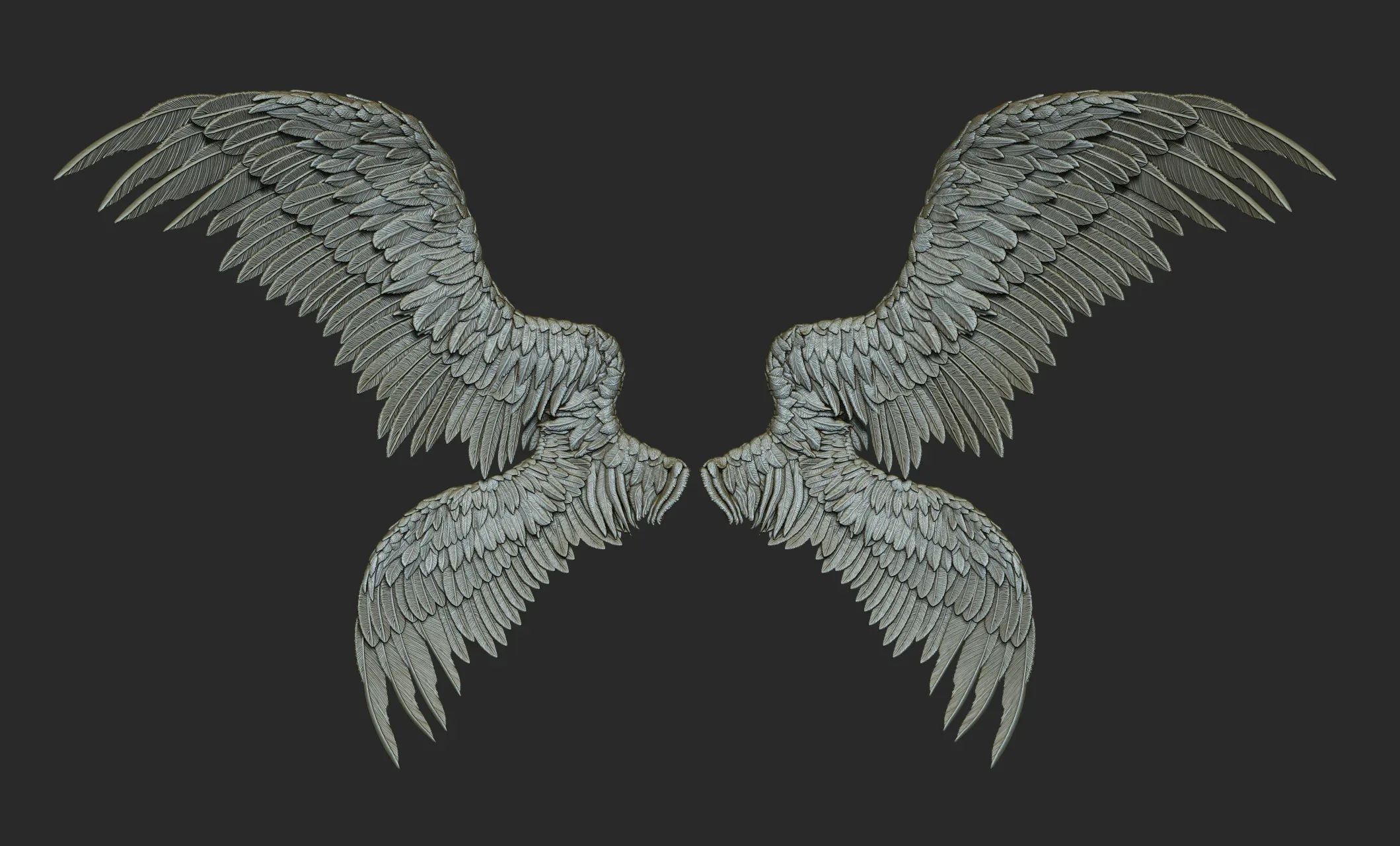 Pack of 10 High-Poly Wings 03