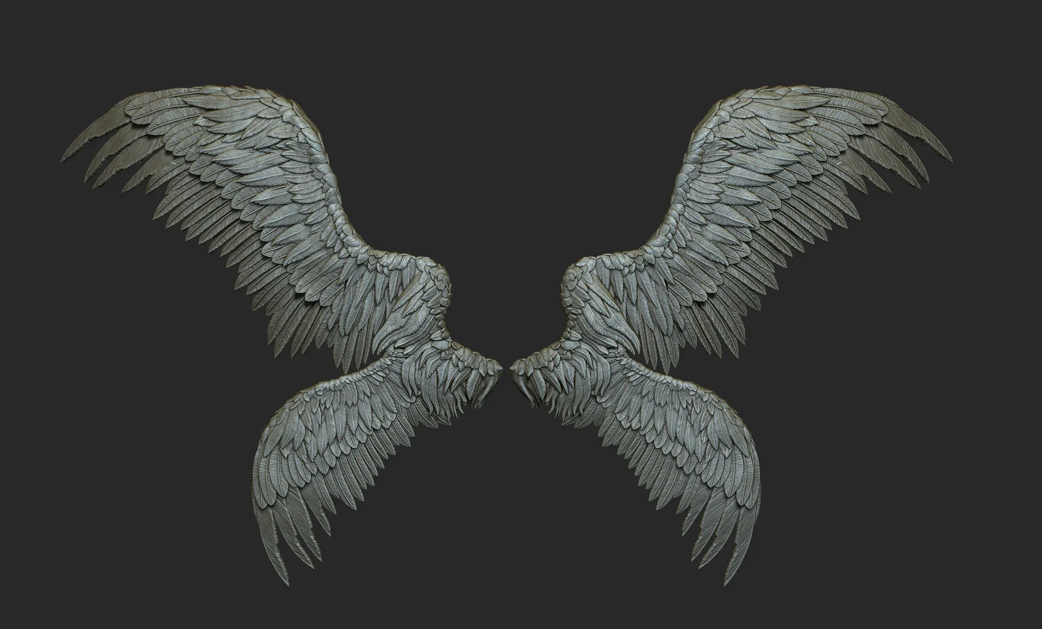 Pack of 10 High-Poly Wings 03