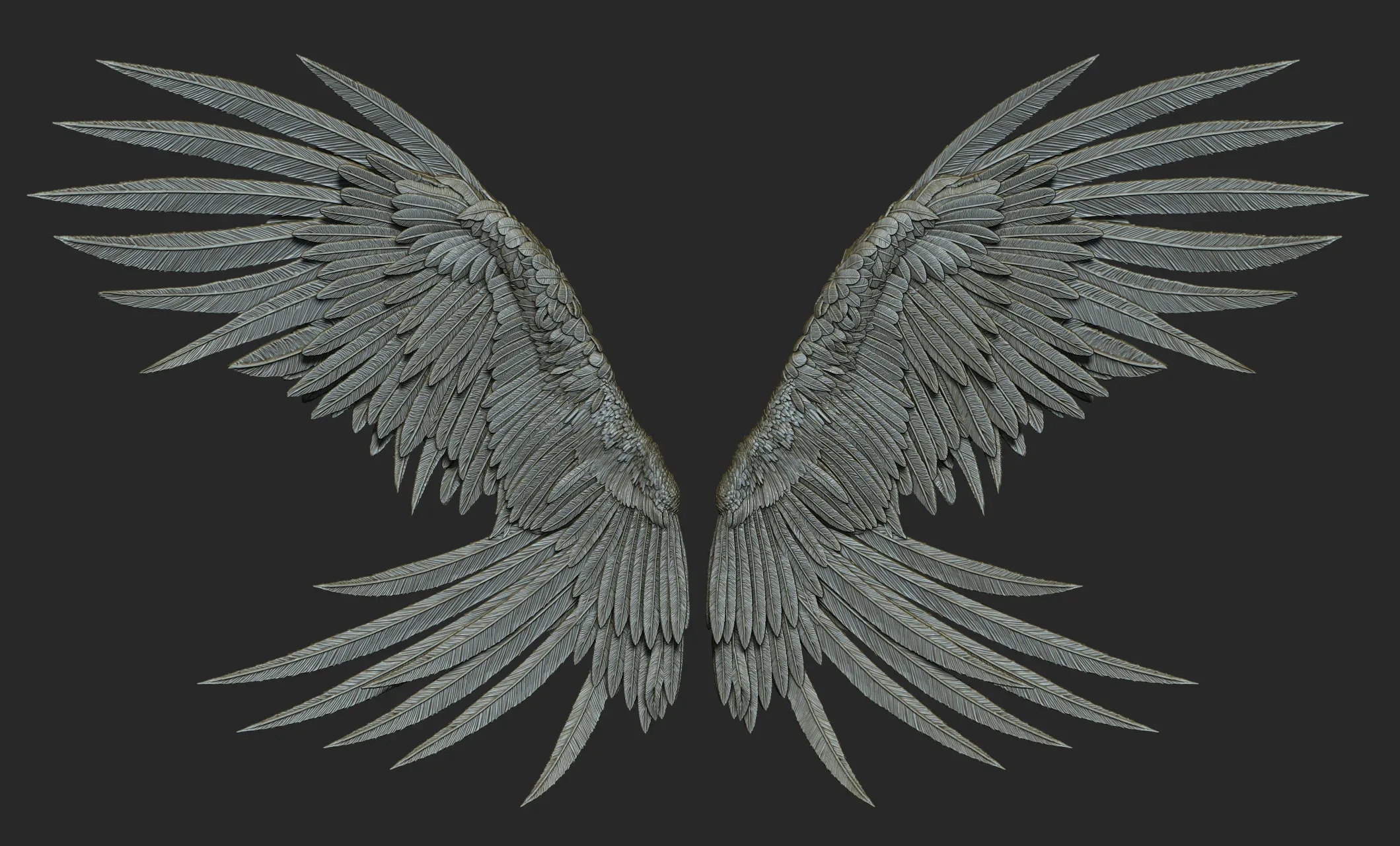 Pack of 10 High-Poly Wings 03