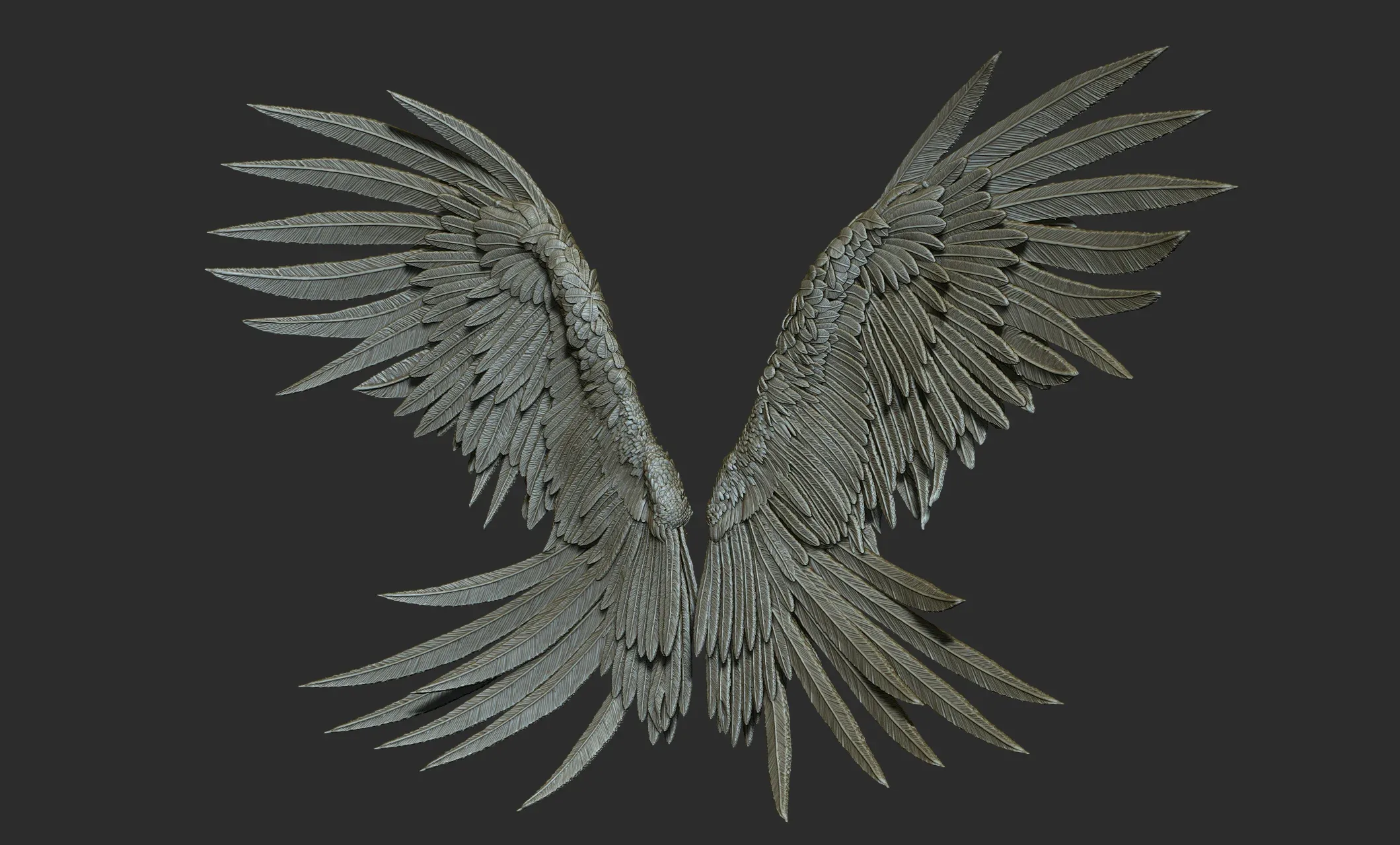 Pack of 10 High-Poly Wings 03