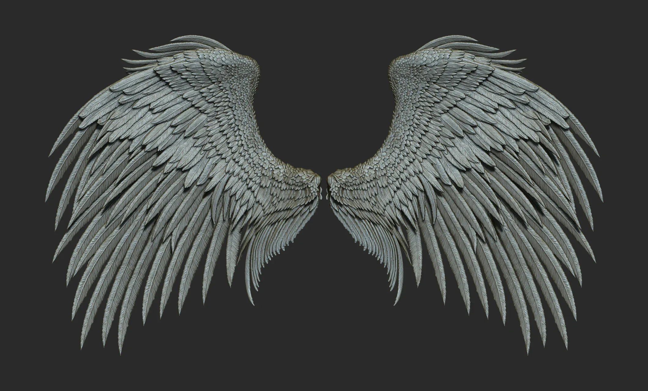 Pack of 10 High-Poly Wings 03