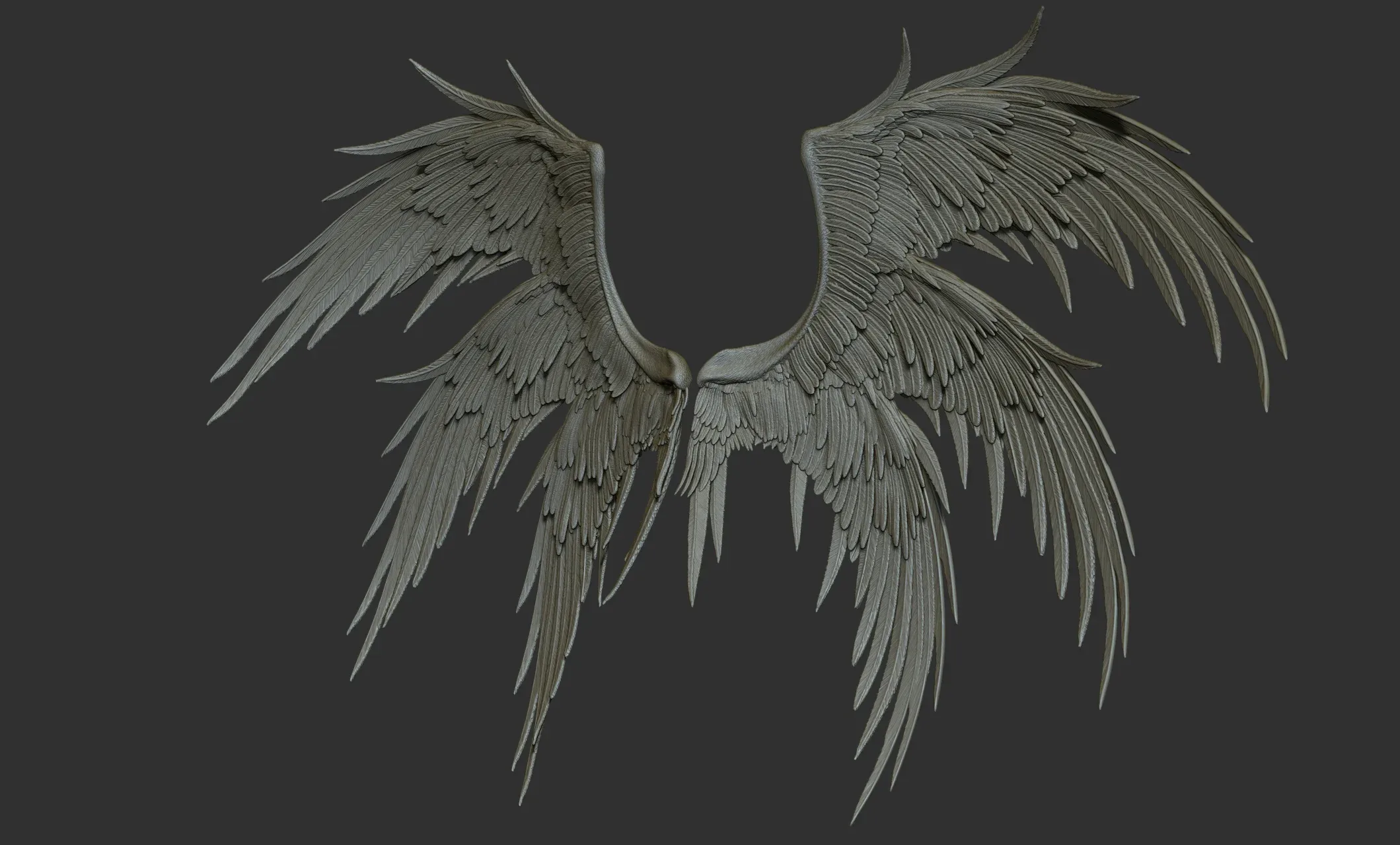 Pack of 10 High-Poly Wings 03