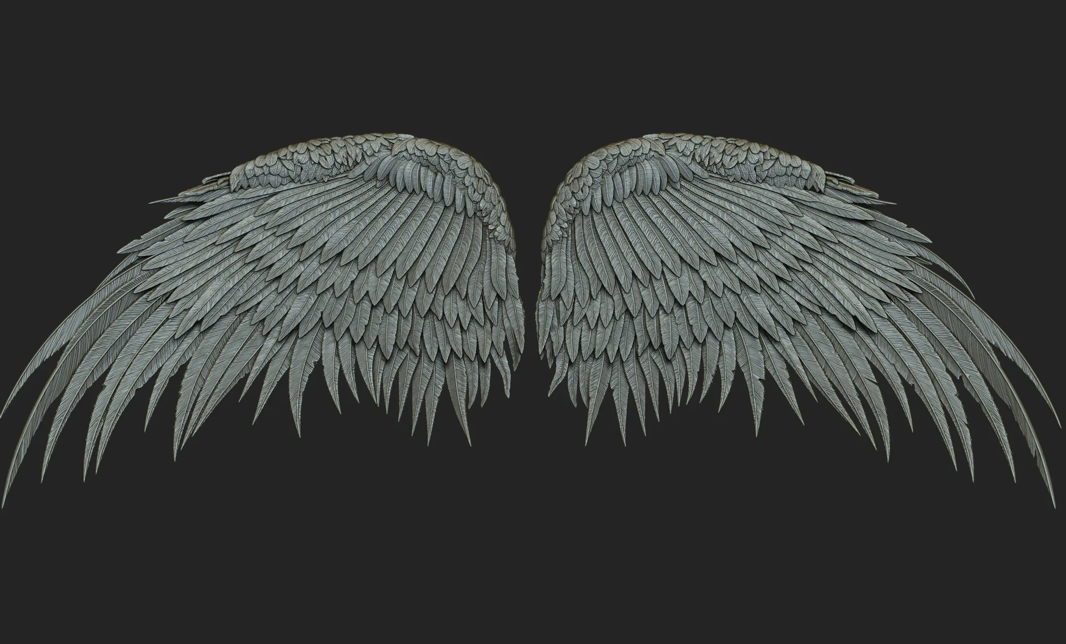 Pack of 10 High-Poly Wings 03