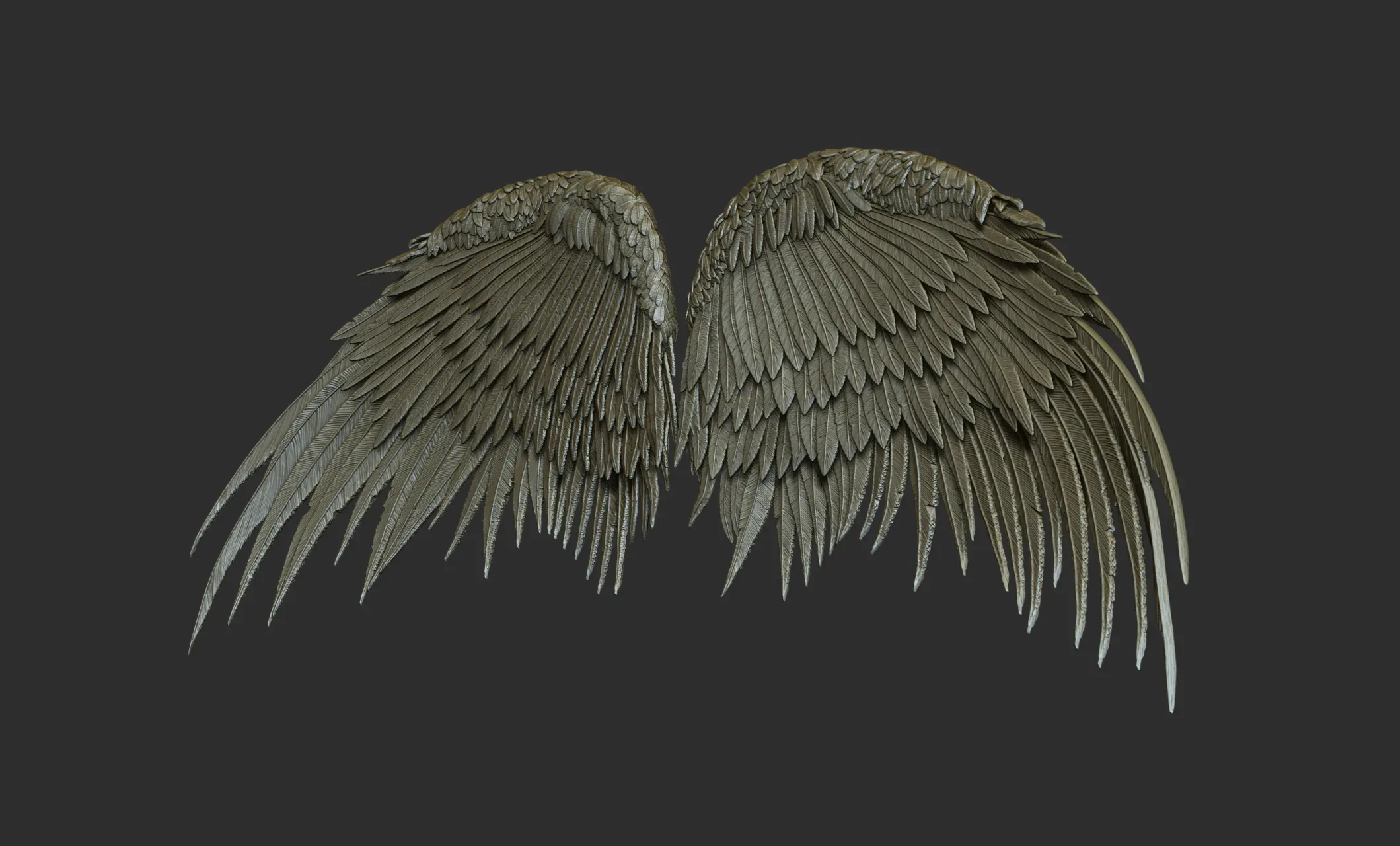 Pack of 10 High-Poly Wings 03