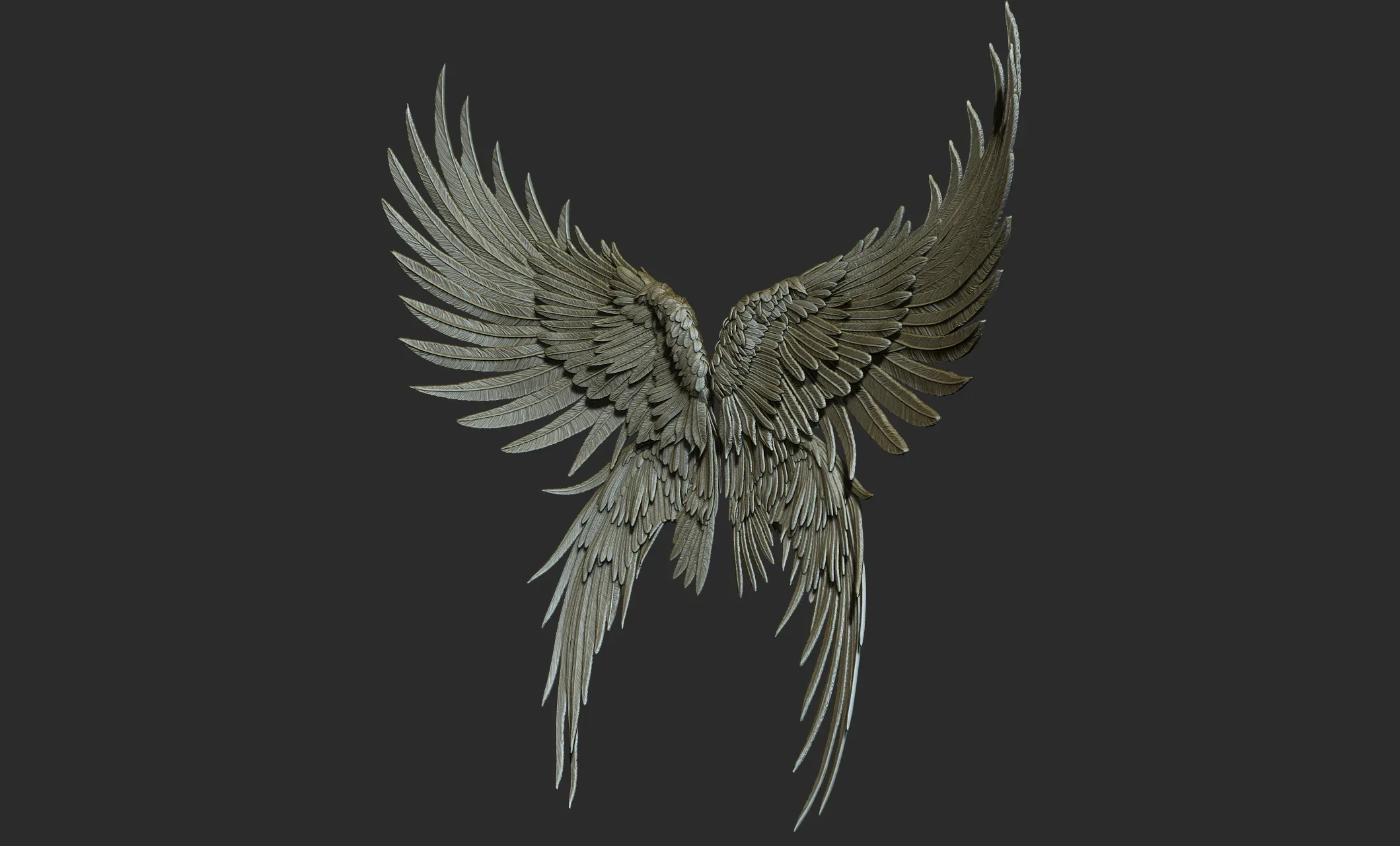 Pack of 10 High-Poly Wings 03