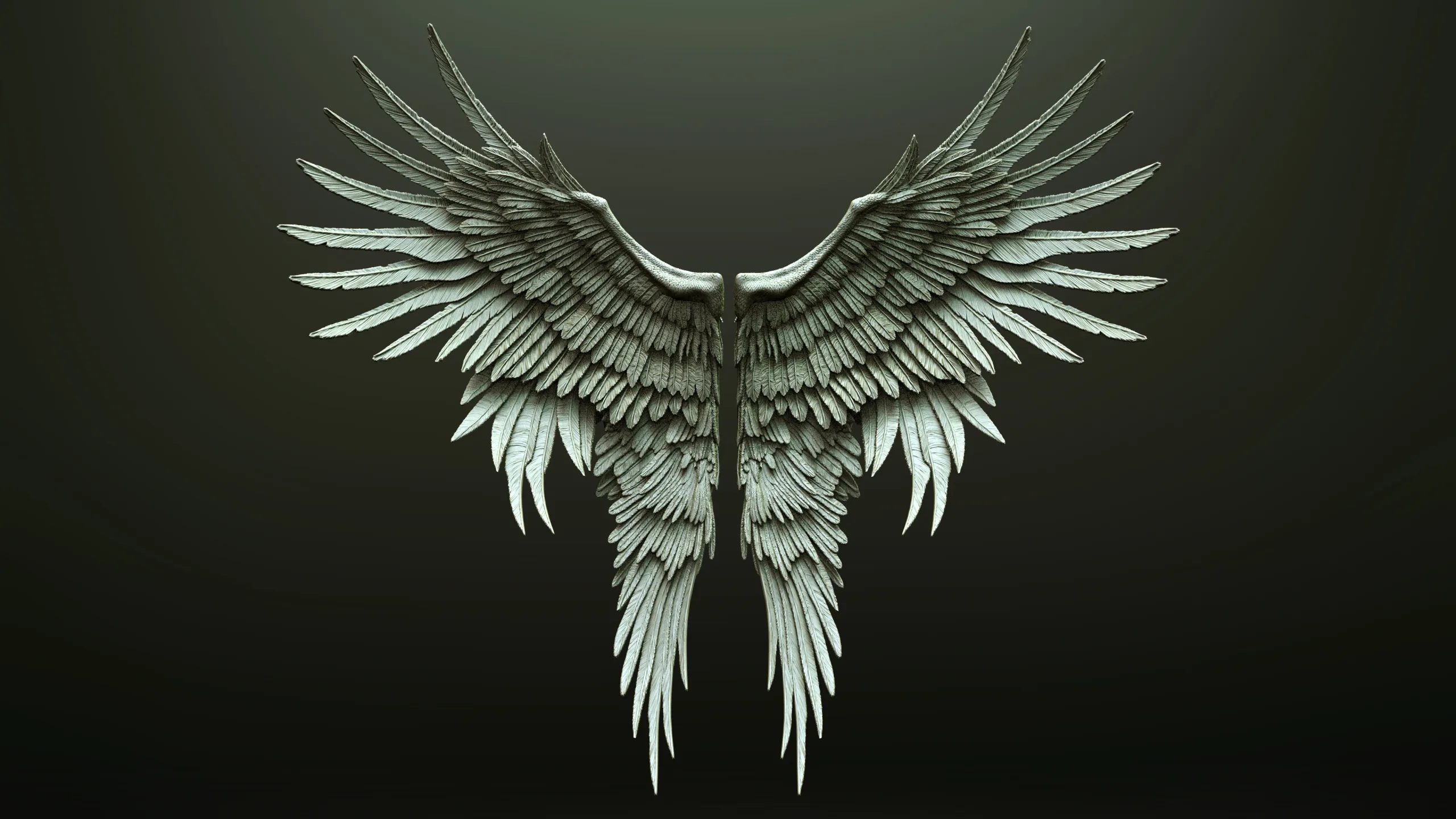 Pack of 10 High-Poly Wings 03