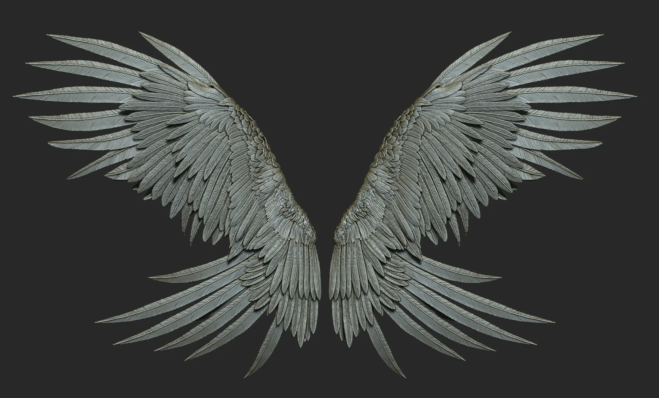 Pack of 10 High-Poly Wings 03