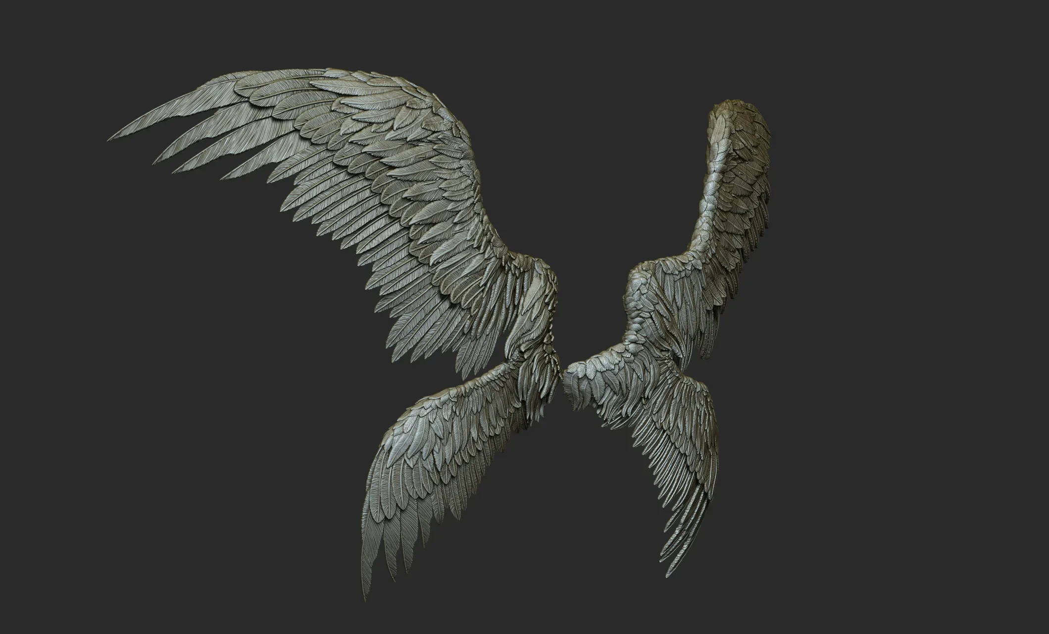 Pack of 10 High-Poly Wings 03