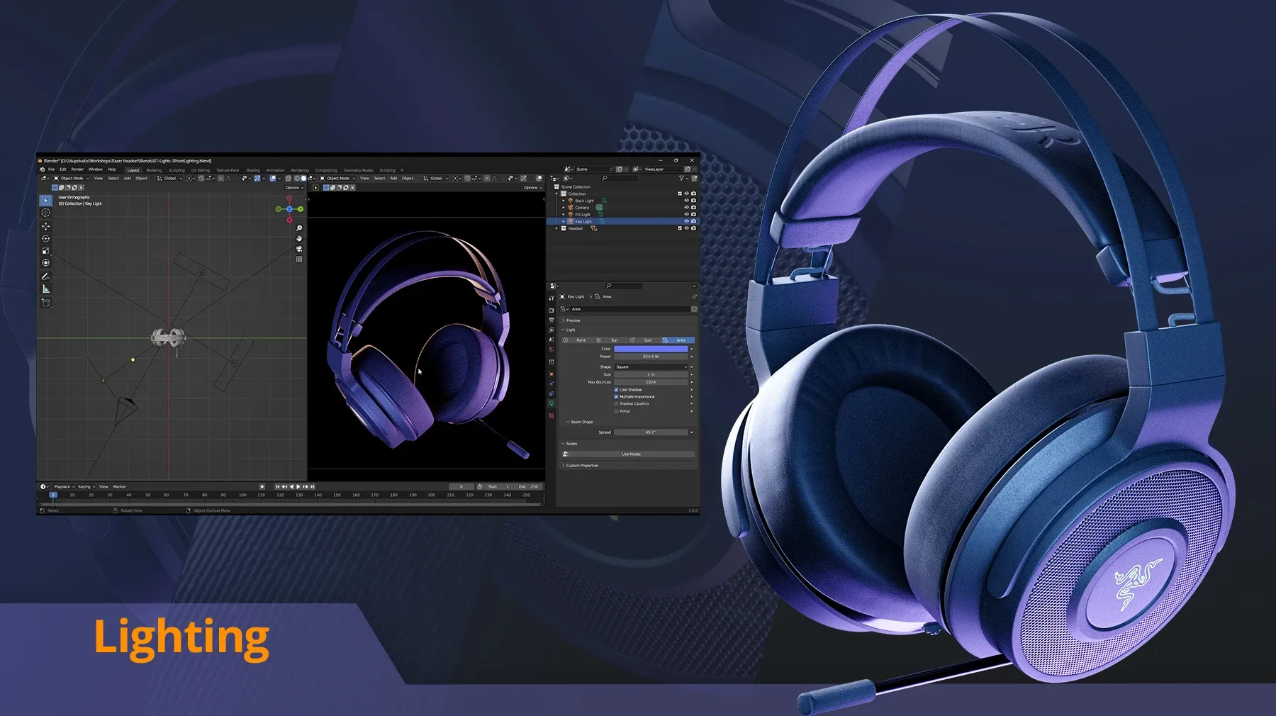Creating 3D Advertising Teasers Using Blender & After Effects