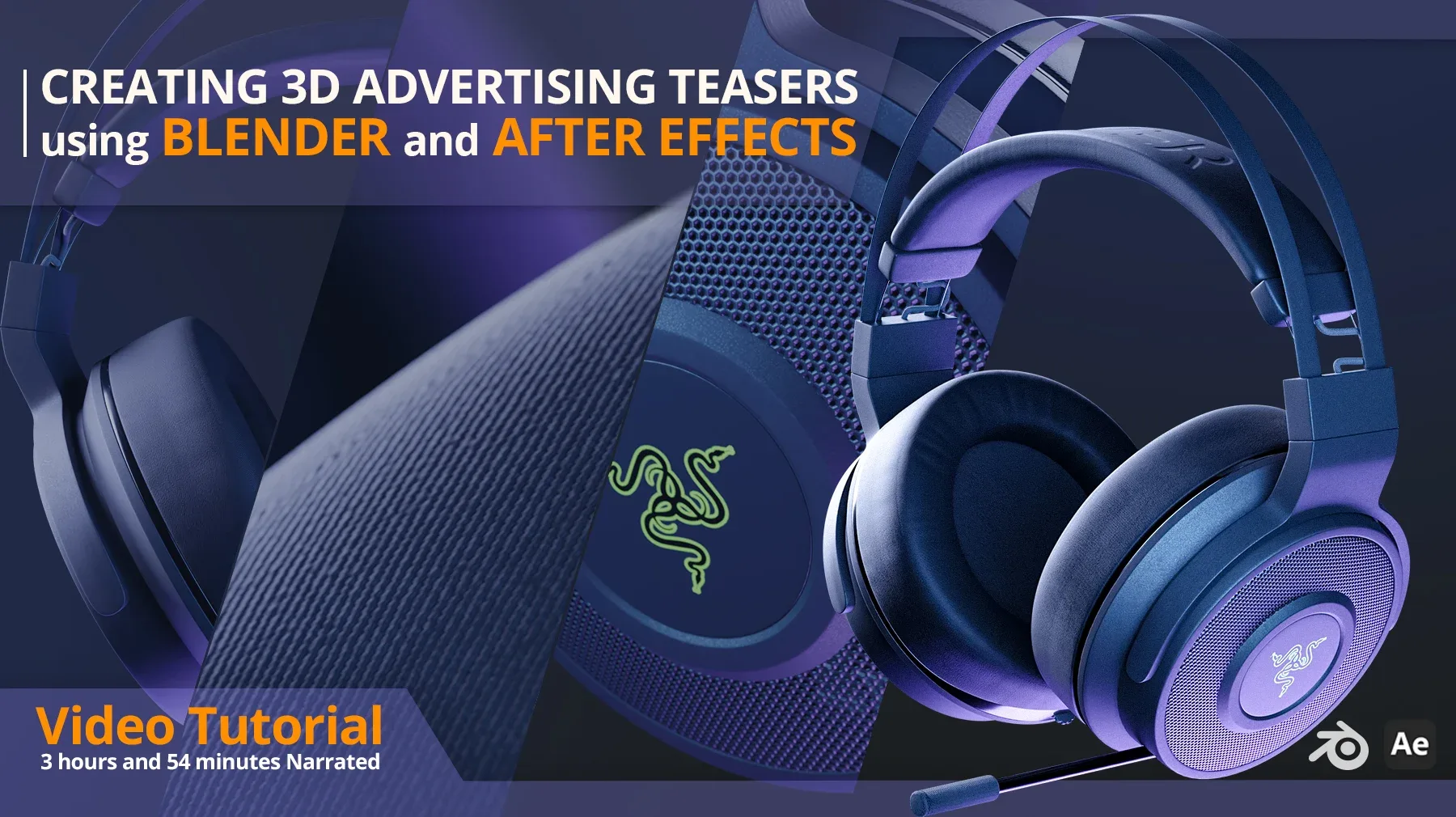 Creating 3D Advertising Teasers Using Blender & After Effects